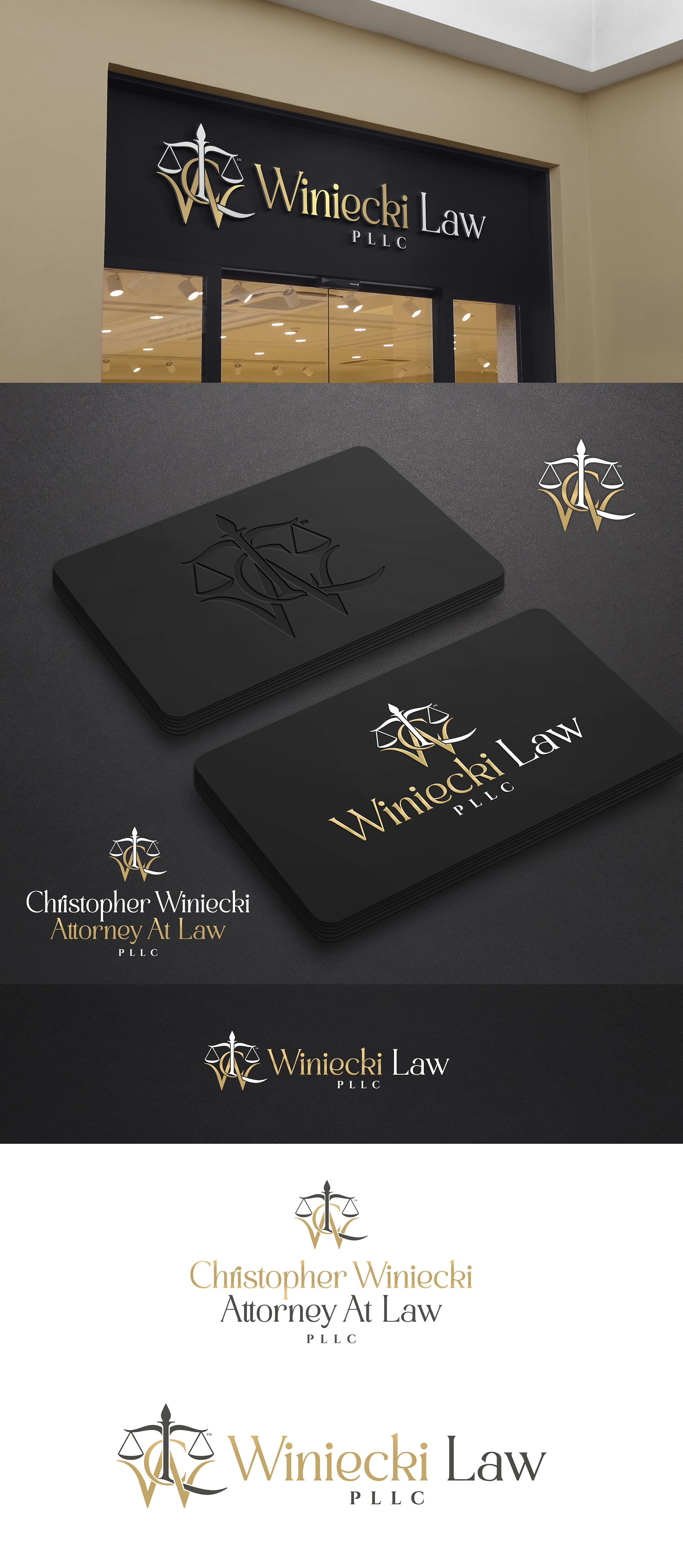 Diseño de Logo por Jose Lopez ( Verified Pro Designer ) para Winiecki Law PLLC | Diseño #36091835