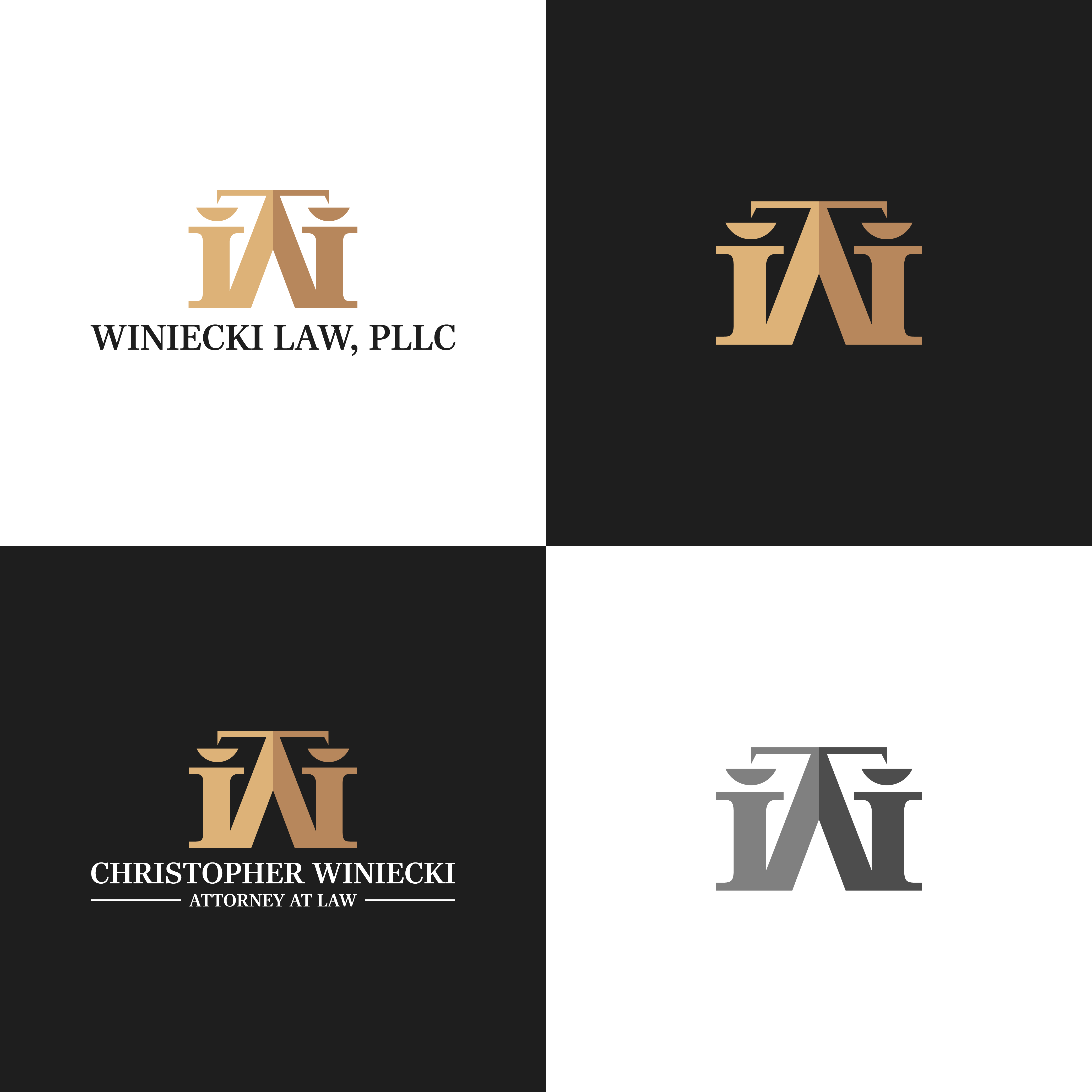 Logo Design by Choiresia.id for Winiecki Law PLLC | Design #36052812