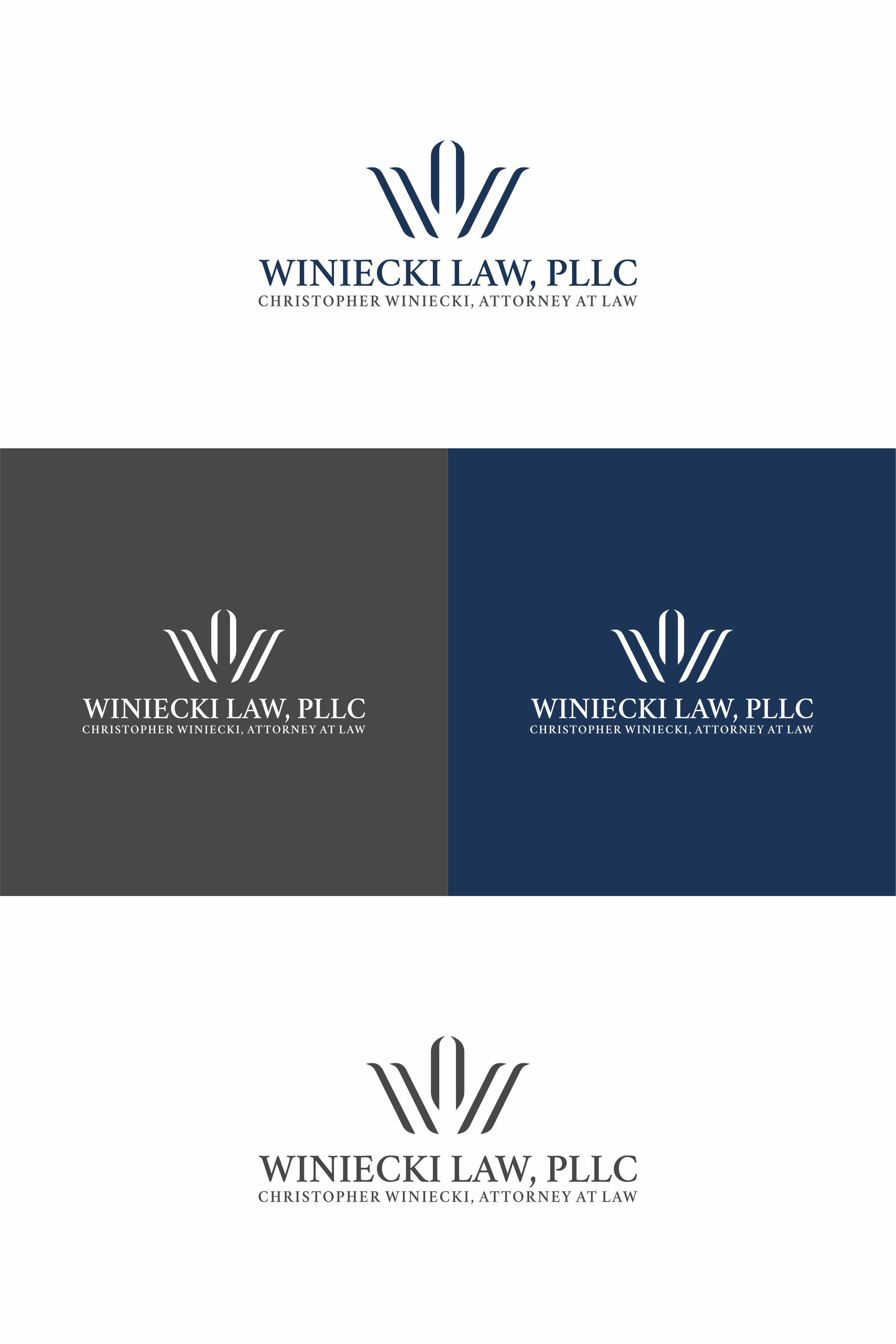 Diseño de Logo por melzh para Winiecki Law PLLC | Diseño #36068240