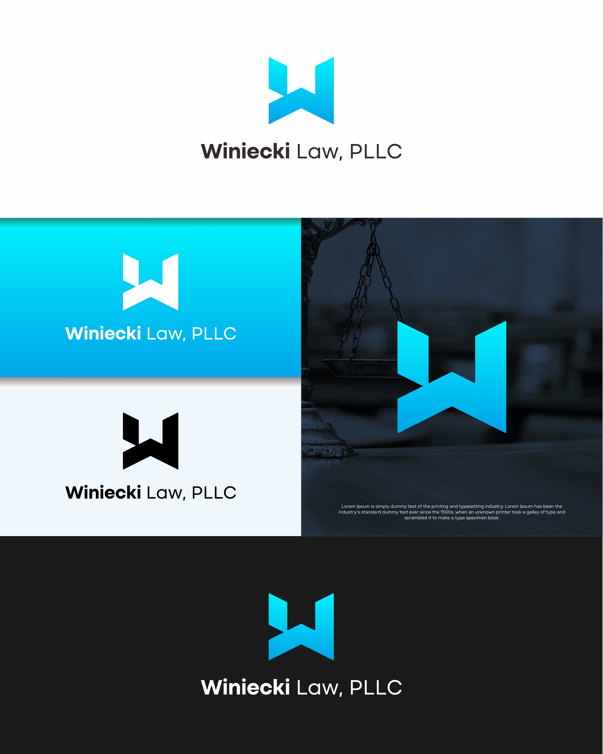 Logo Design by Student_art for Winiecki Law PLLC | Design #36107220