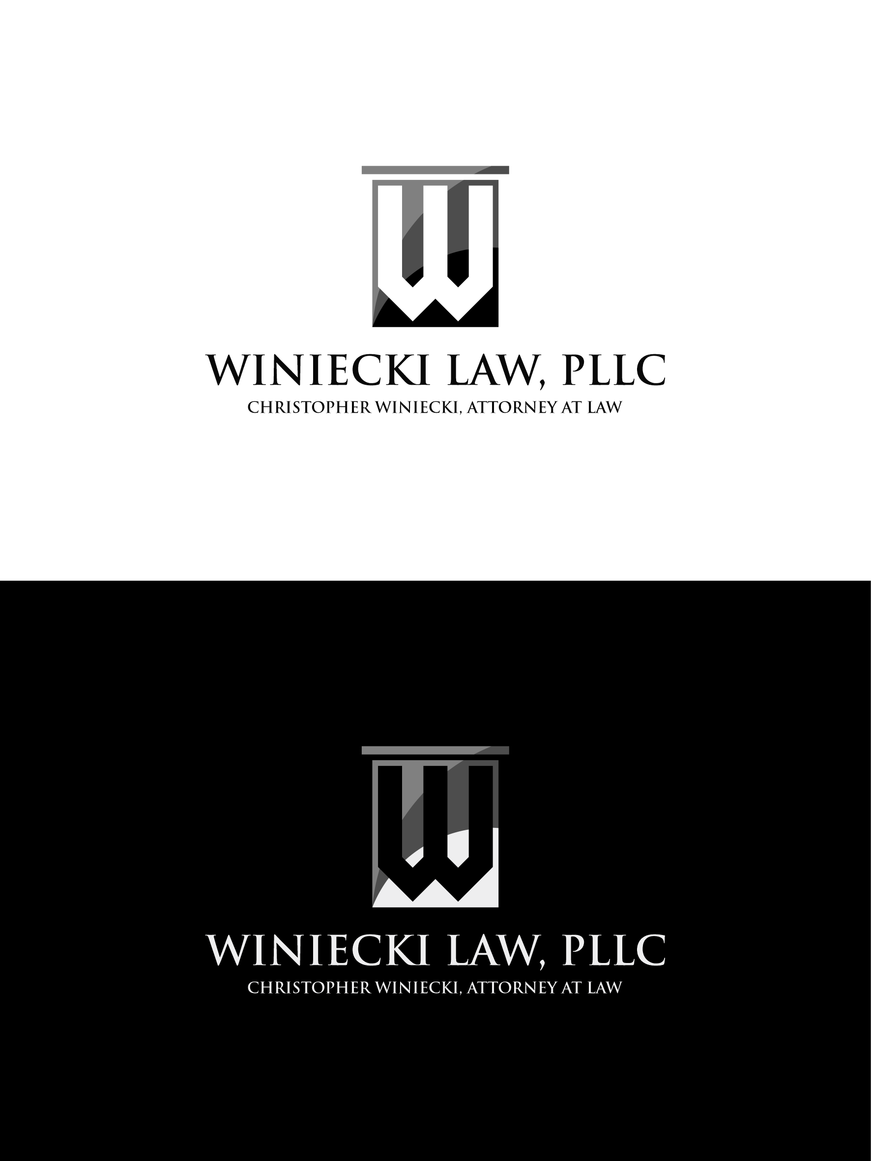 Diseño de Logo por sabina aiko para Winiecki Law PLLC | Diseño #36116288