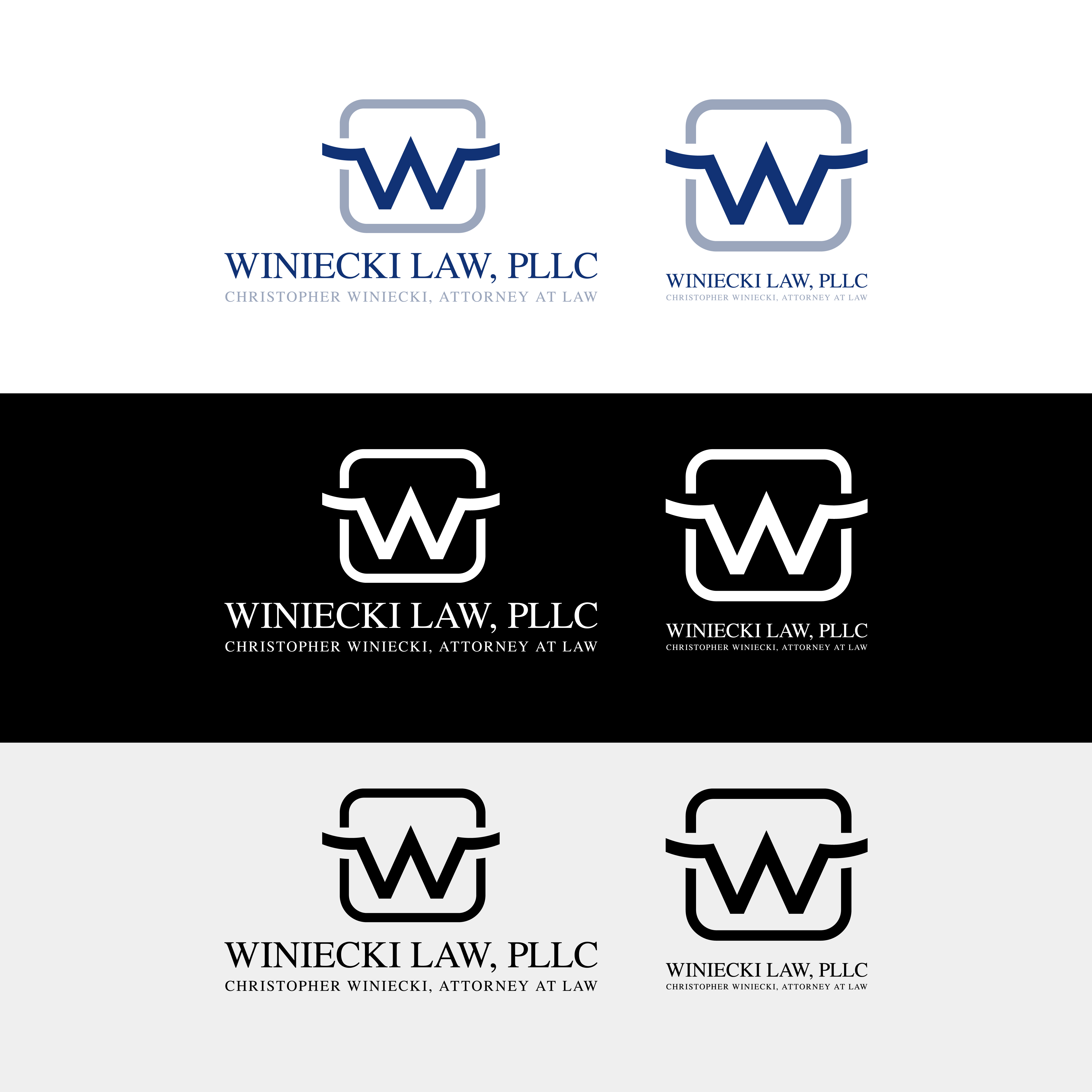 Logo Design by Merin gopi for Winiecki Law PLLC | Design #36134575