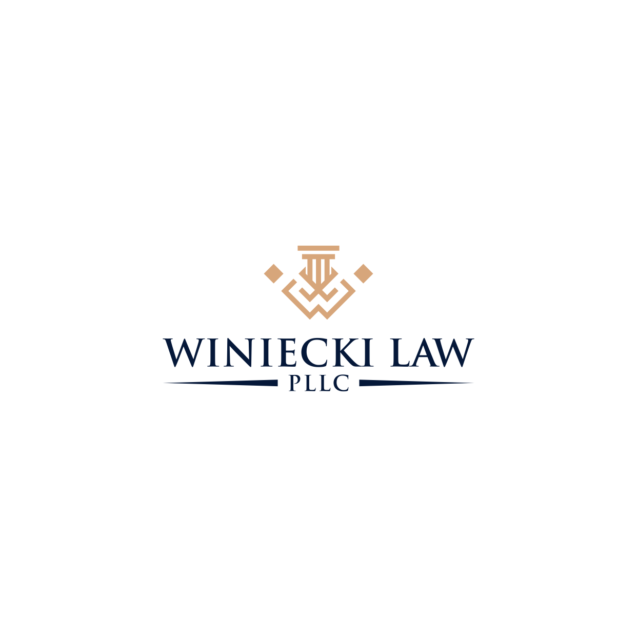 Logo-Design von Kaze56 für Winiecki Law PLLC | Design #36102149