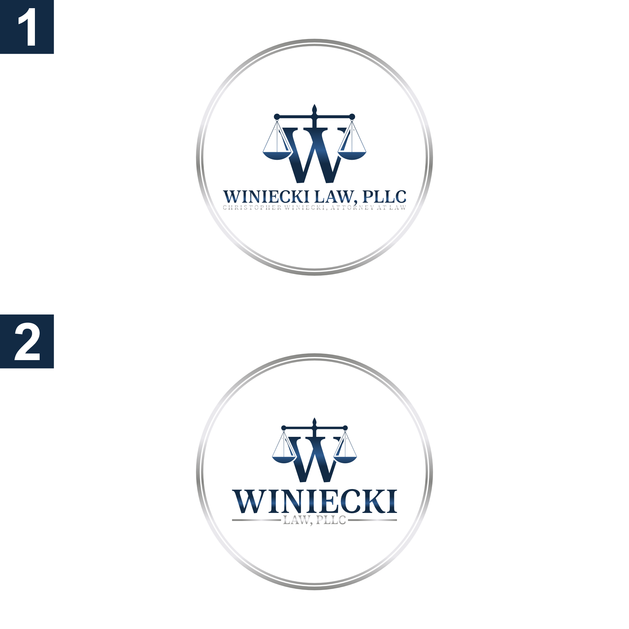 Diseño de Logo por putri elegant para Winiecki Law PLLC | Diseño #36049130