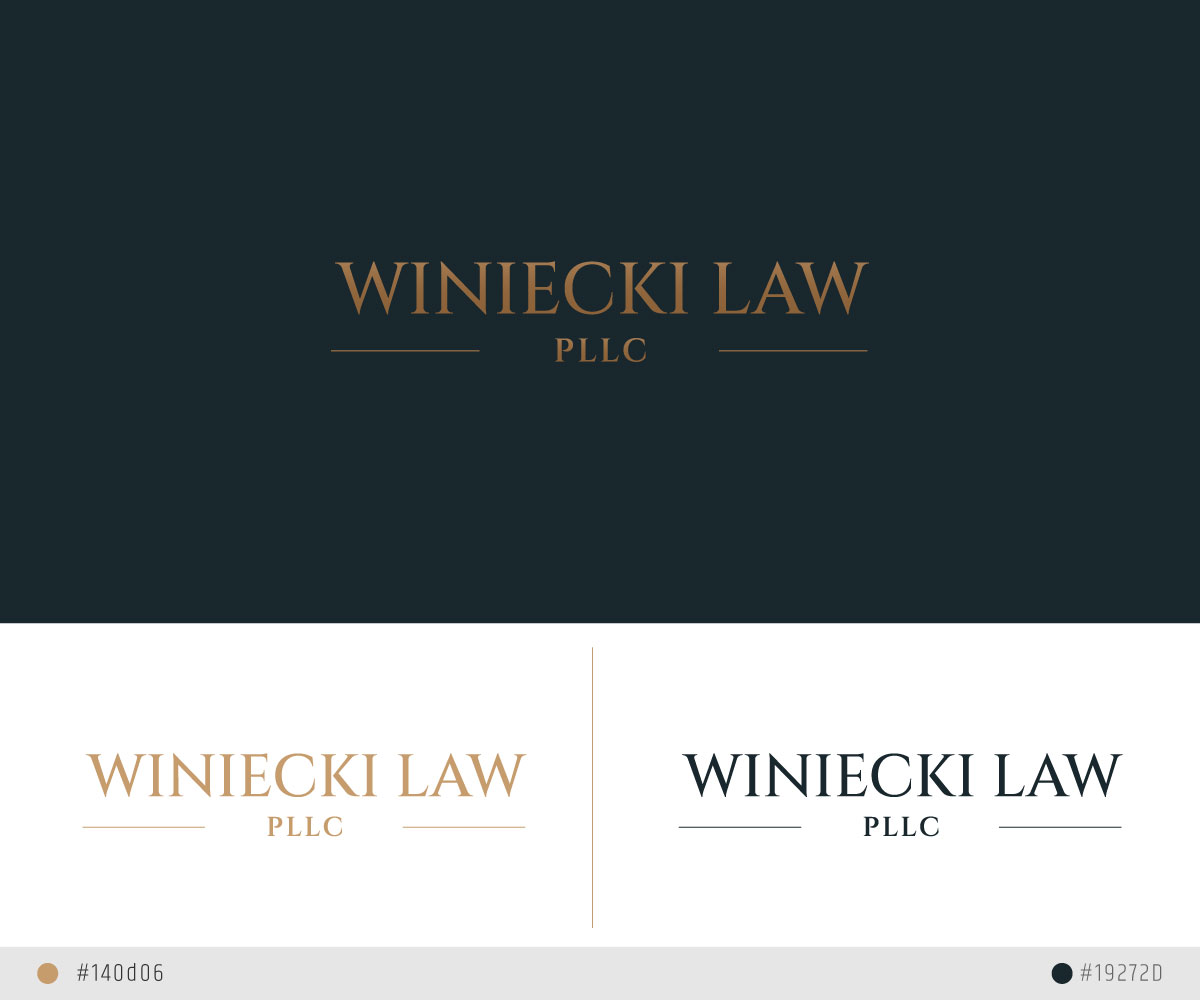 Diseño de Logo por Ruwantha Design para Winiecki Law PLLC | Diseño #36124149
