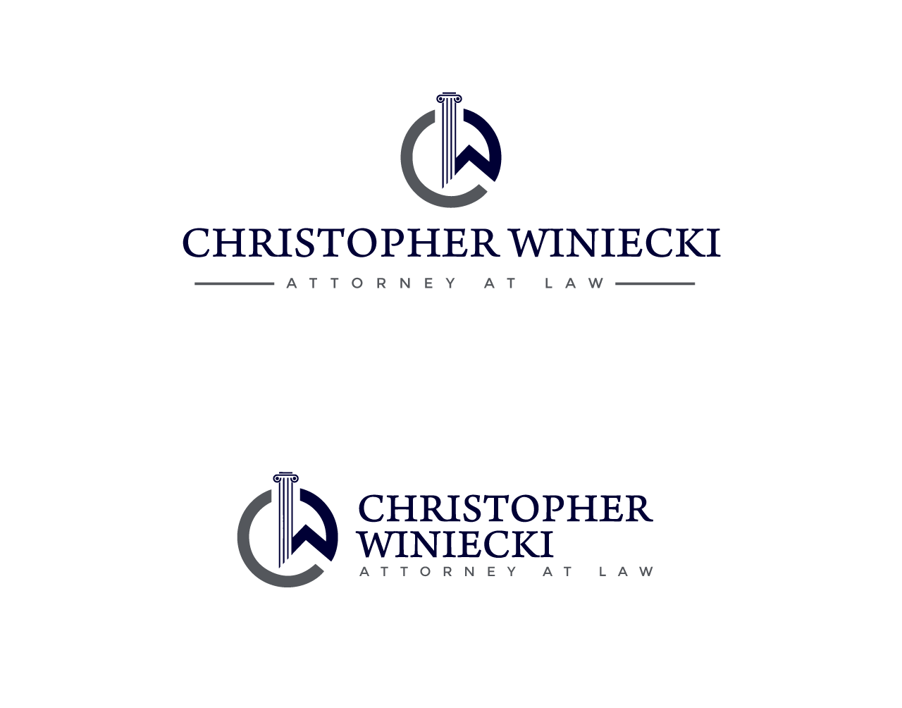 Logo Design by Logo24.com for Winiecki Law PLLC | Design #36095173