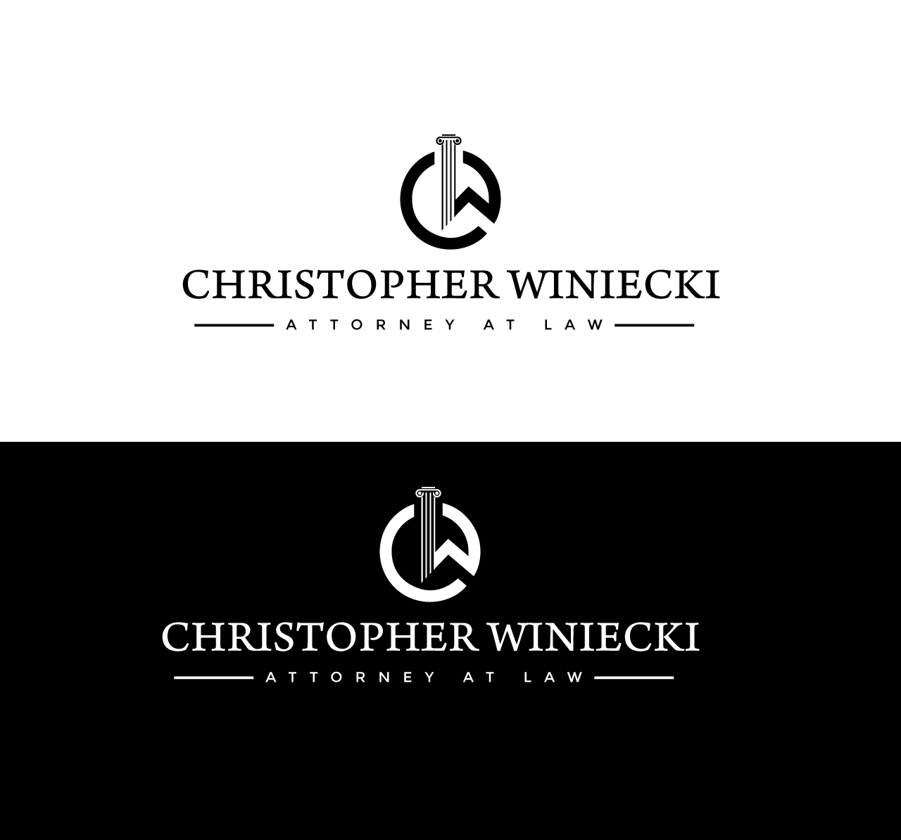 Diseño de Logo por Logo24.com para Winiecki Law PLLC | Diseño #36095201