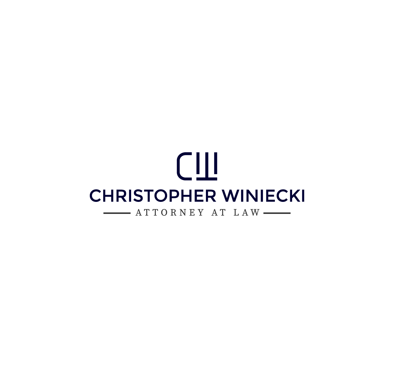 Logo-Design von Logo24.com für Winiecki Law PLLC | Design #36095680
