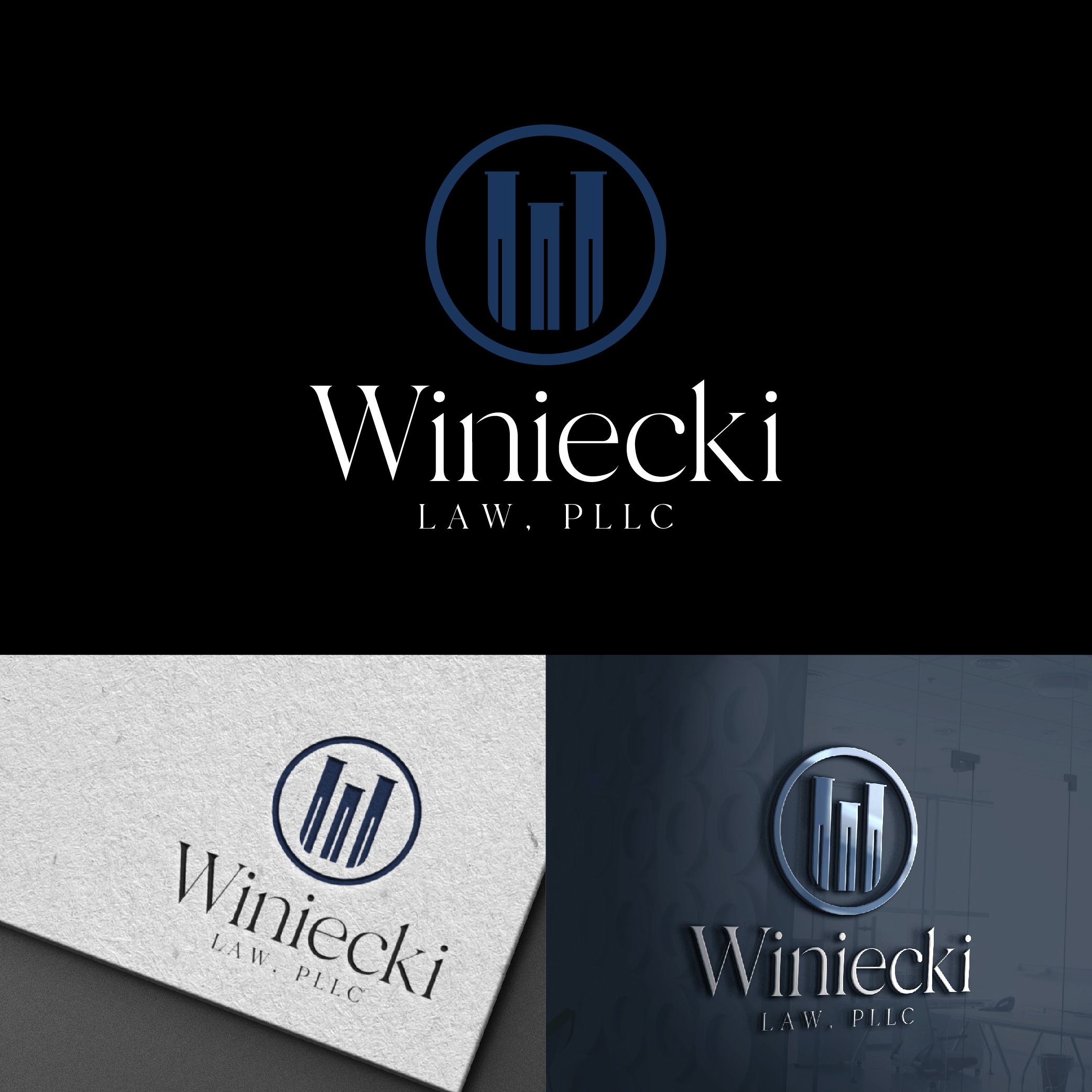 Diseño de Logo por designer profile para Winiecki Law PLLC | Diseño #36083975
