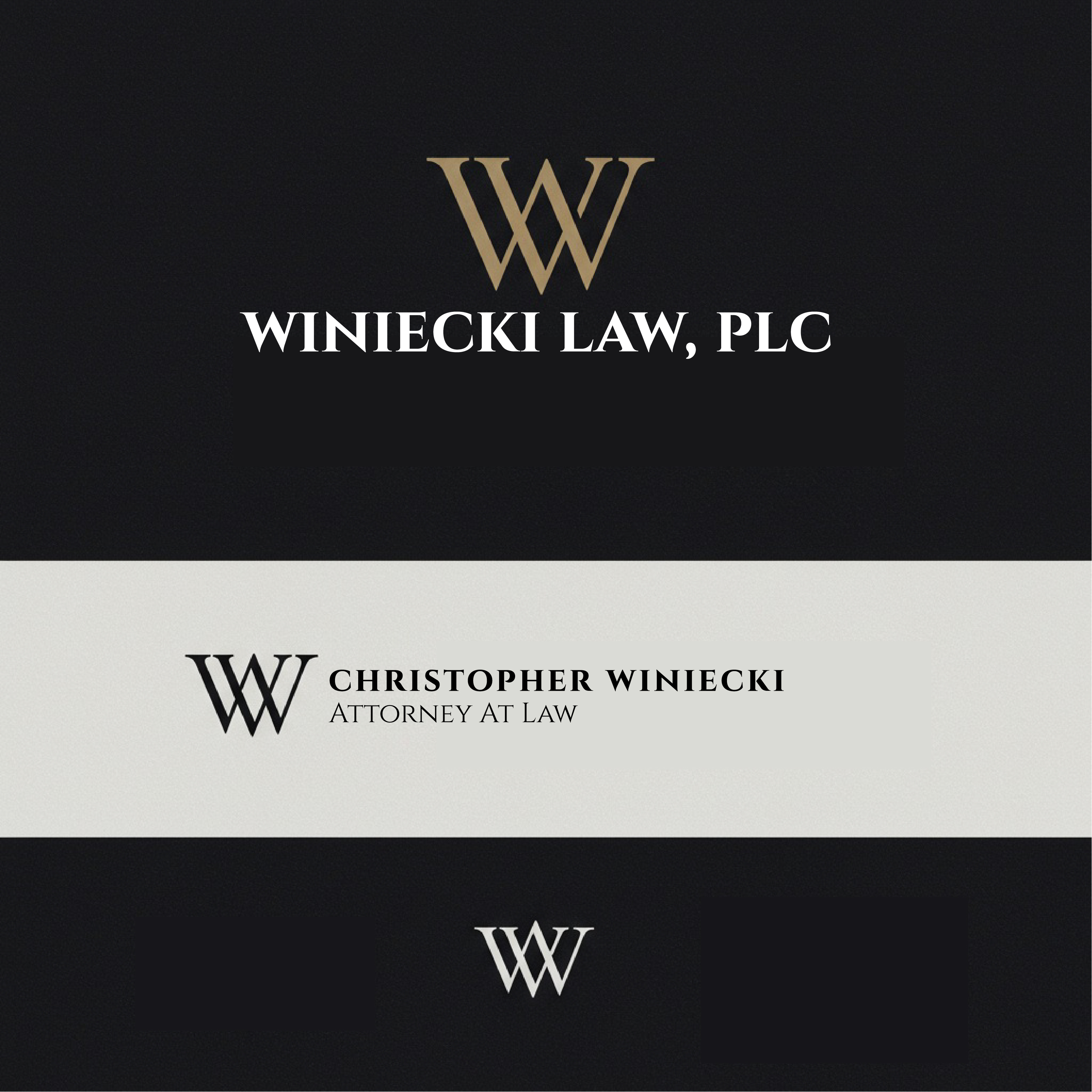 Logo-Design von Jaye95 für Winiecki Law PLLC | Design #36123609