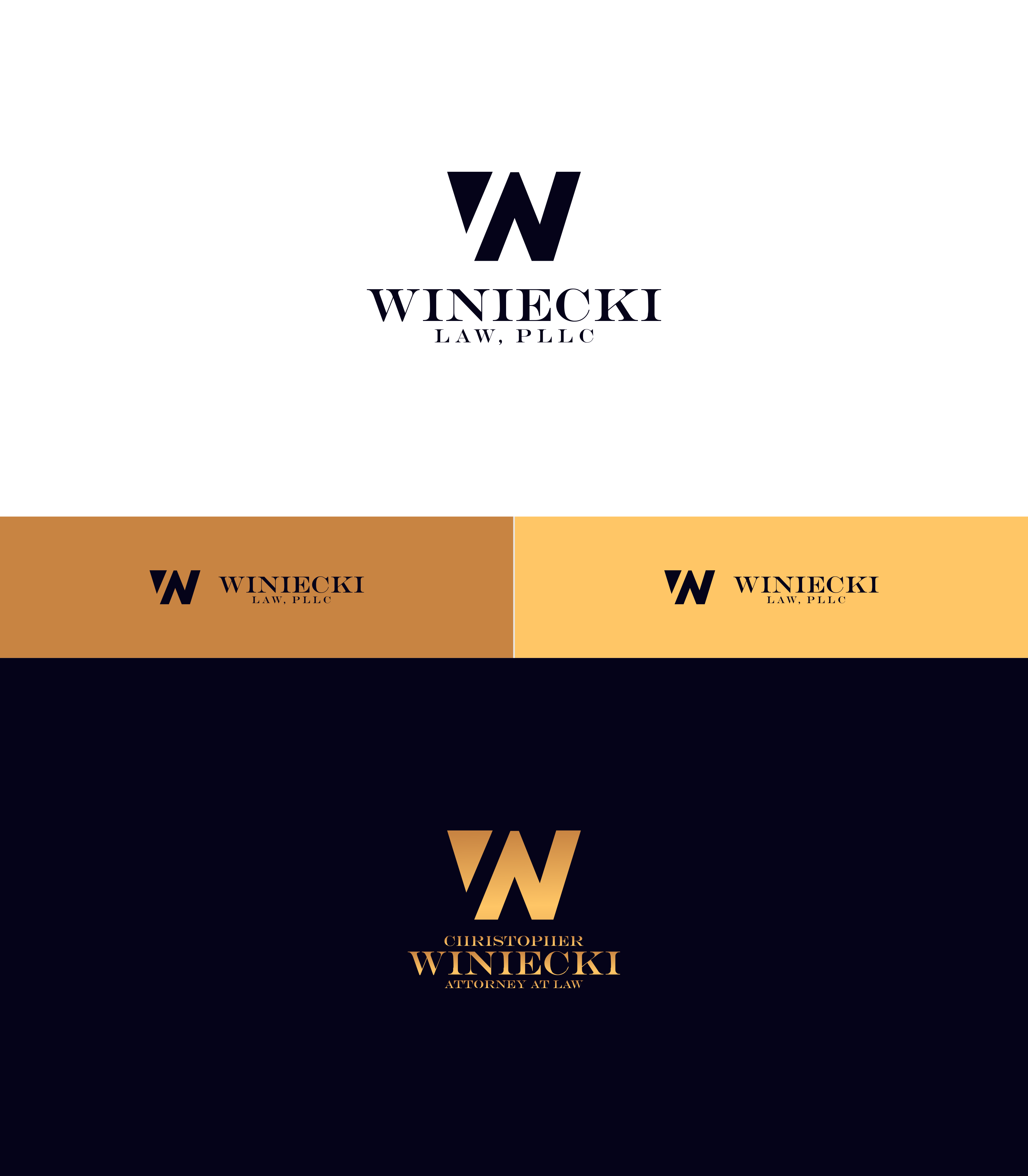 Logo Design by Afika_YN for Winiecki Law PLLC | Design #36088046