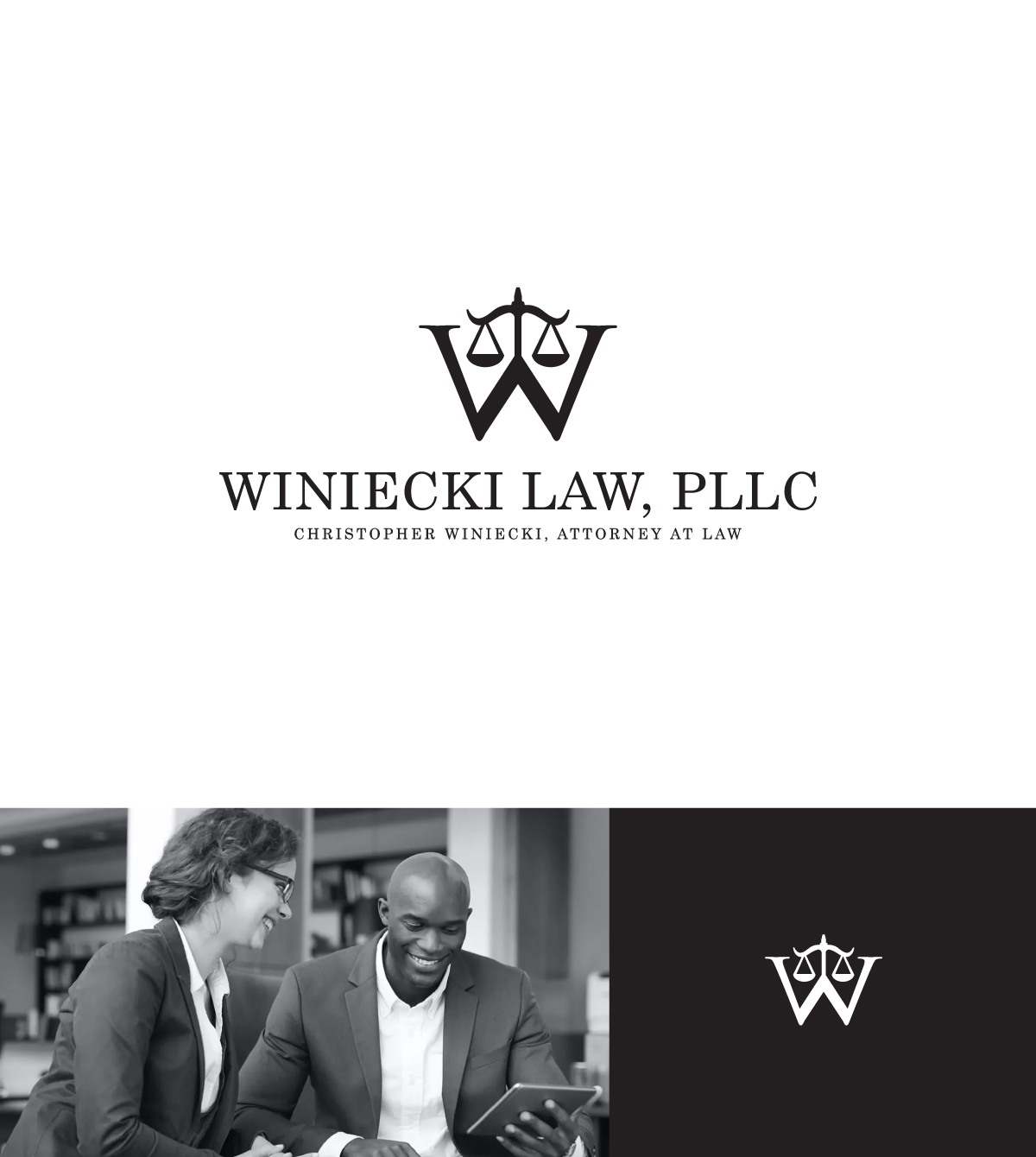 Diseño de Logo por apik. para Winiecki Law PLLC | Diseño #36075419