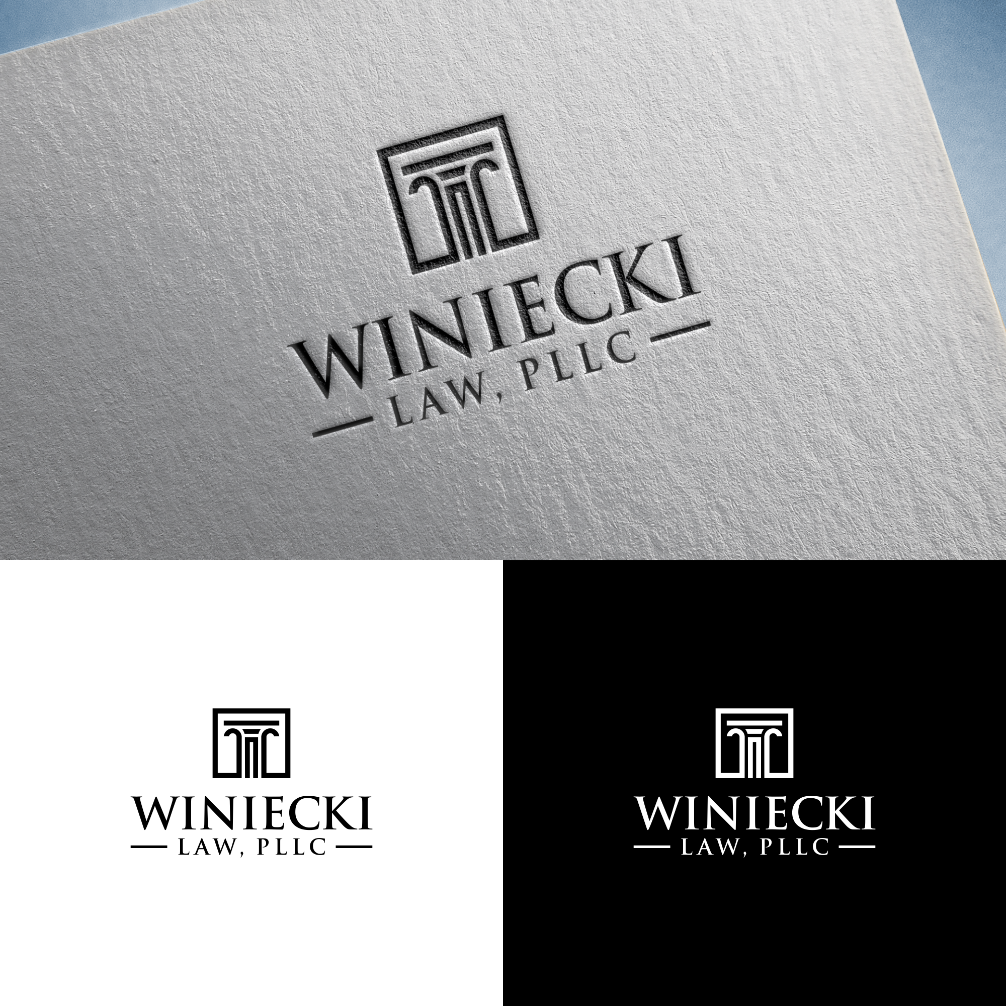 Logo Design by ni9 for Winiecki Law PLLC | Design #36082819
