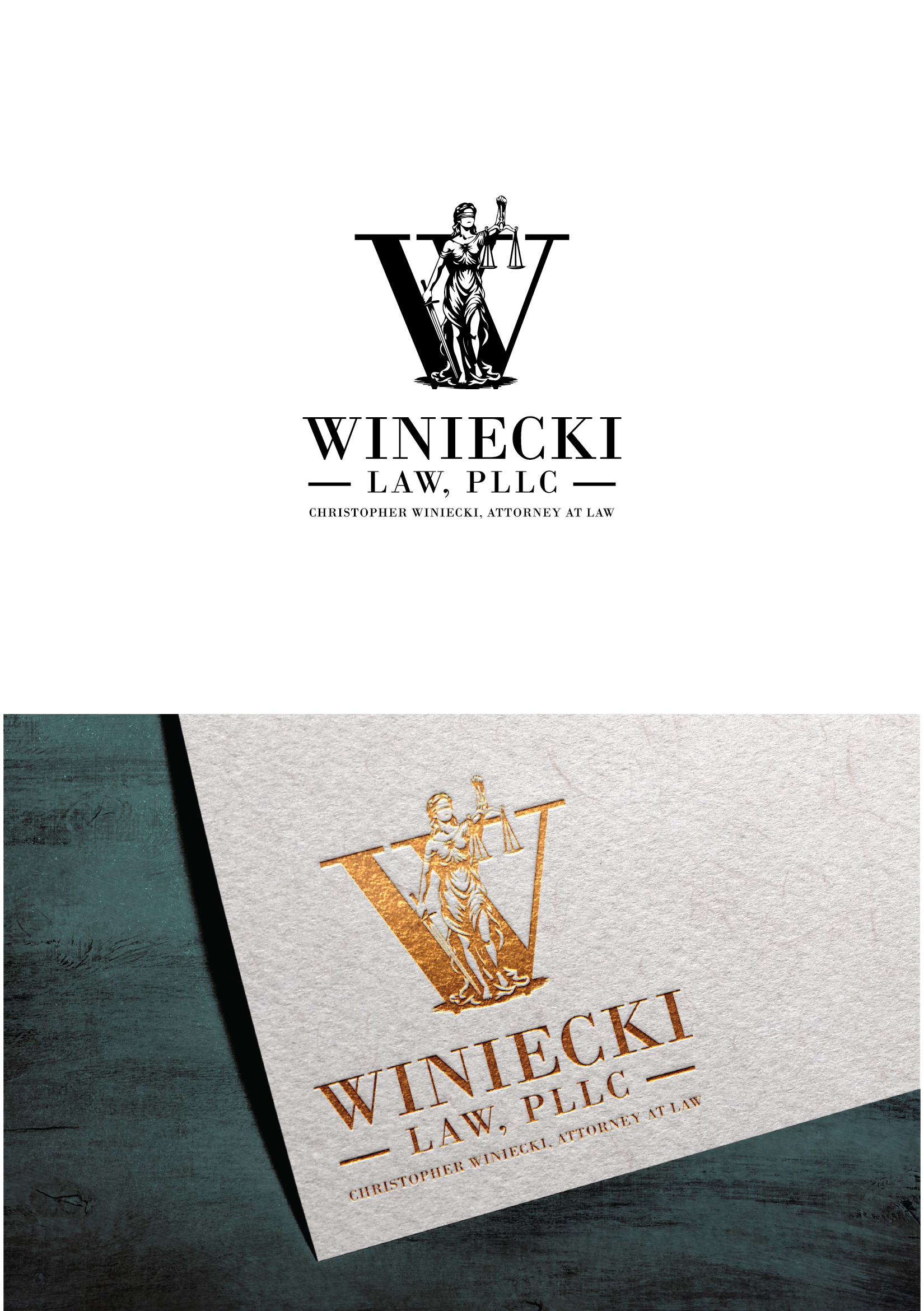 Logo Design by tawangmangu for Winiecki Law PLLC | Design #36053982