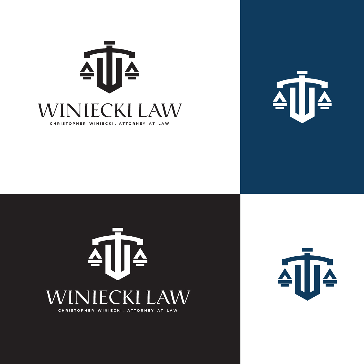 Logo Design by dianagargaritza for Winiecki Law PLLC | Design #36053300