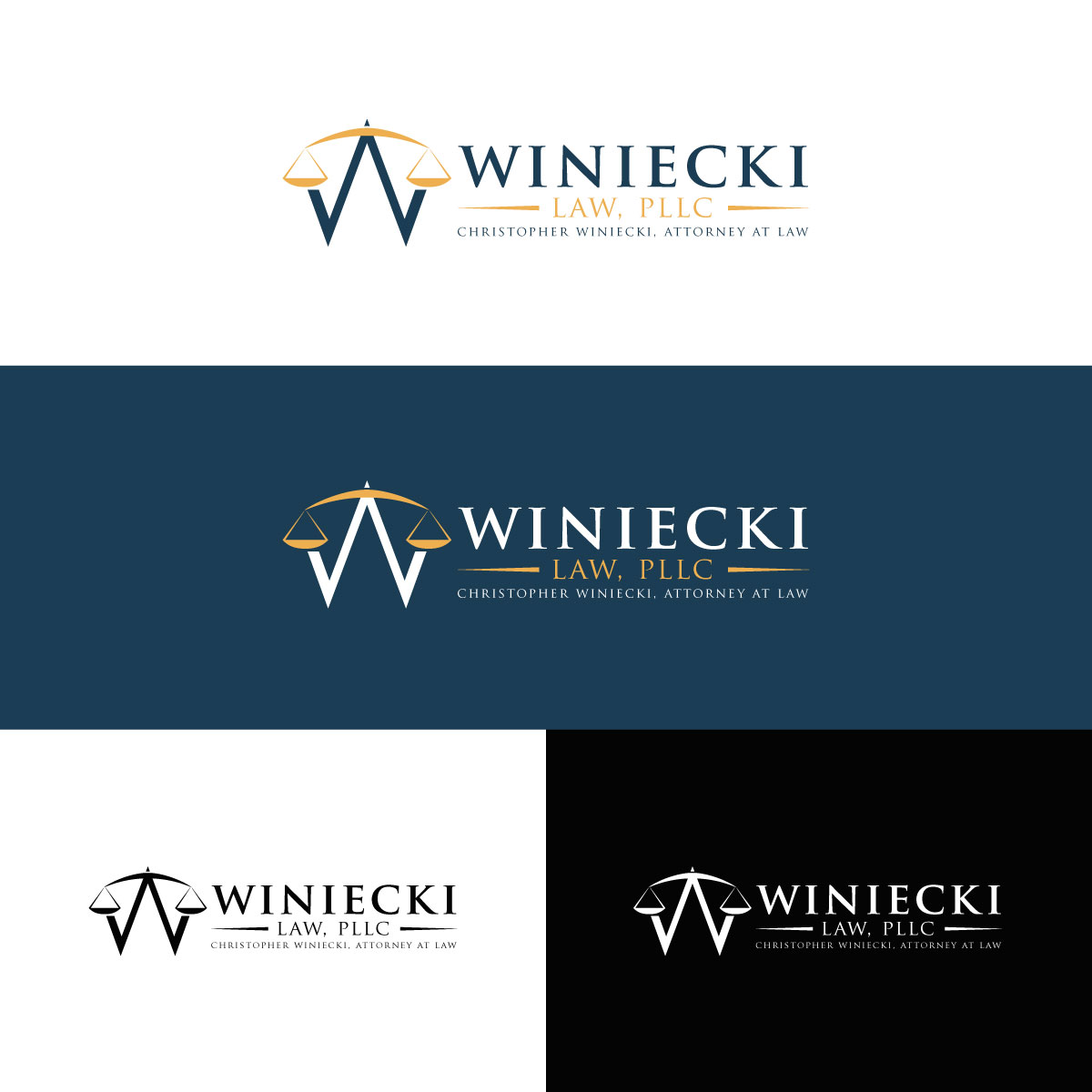Diseño de Logo por Alex Henry para Winiecki Law PLLC | Diseño #36049171