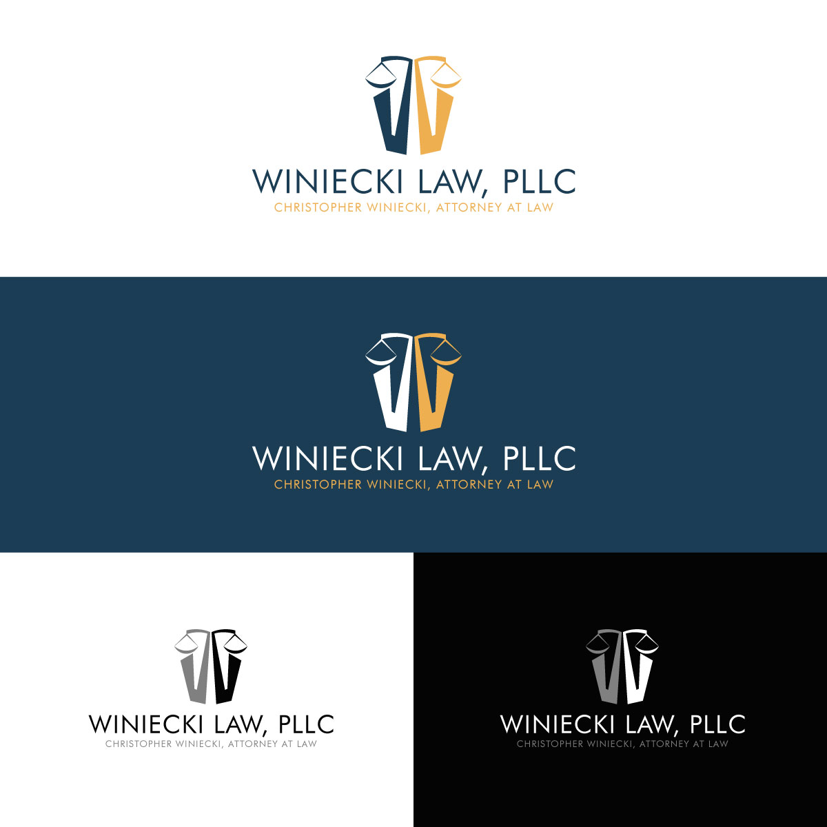 Diseño de Logo por Alex Henry para Winiecki Law PLLC | Diseño #36049237