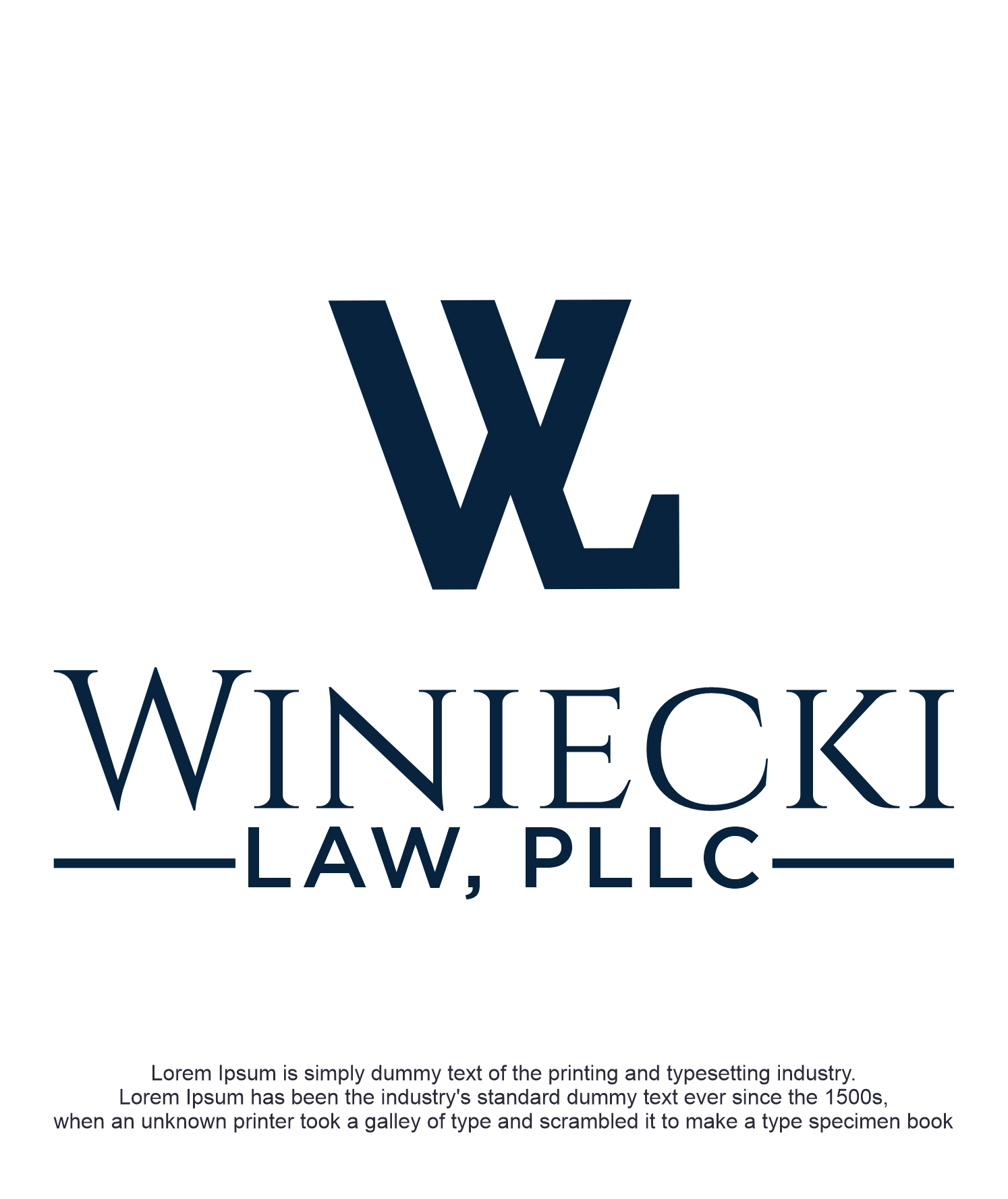 Design de Logo par Eldmal pour Winiecki Law PLLC | Design #36051078