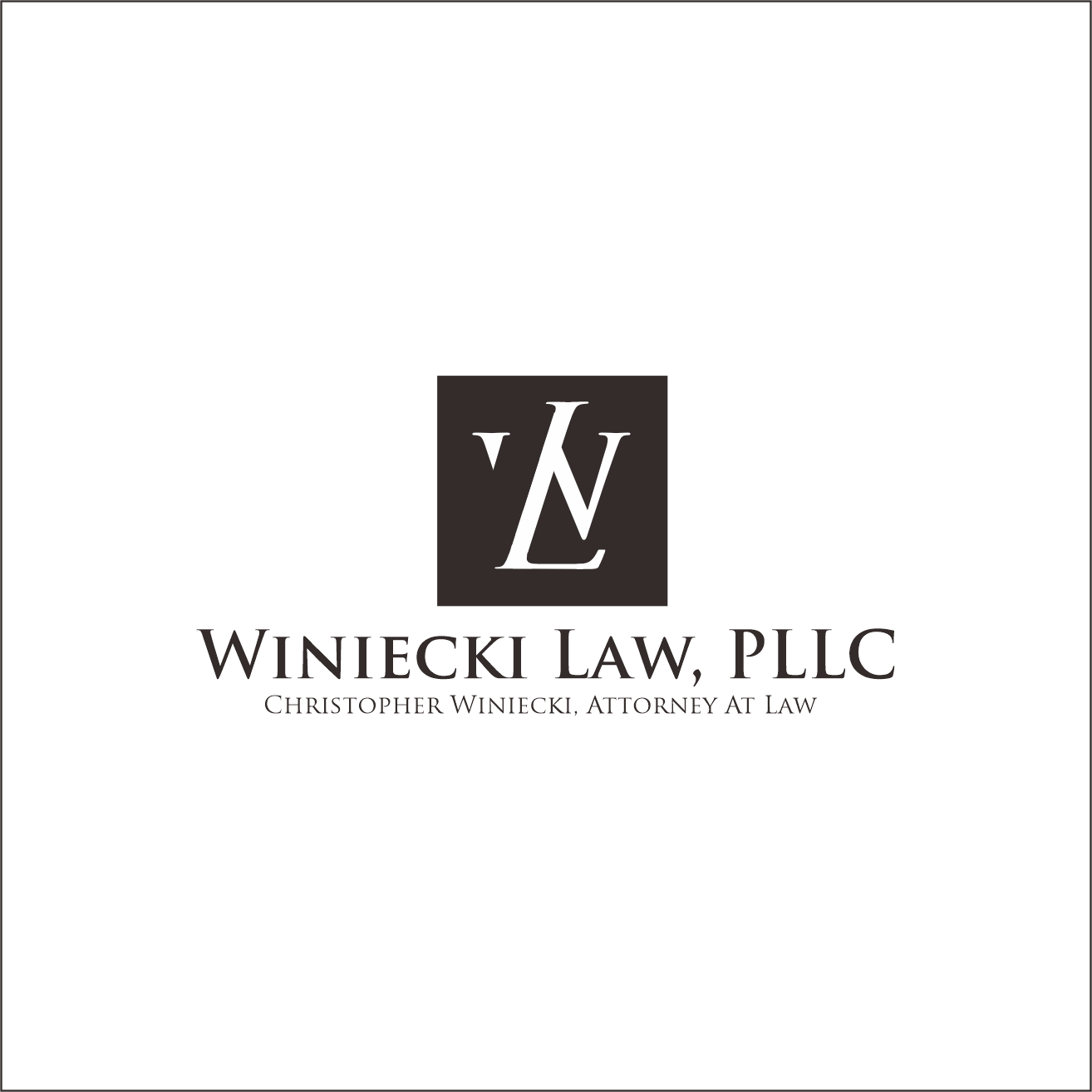 Diseño de Logo por java land para Winiecki Law PLLC | Diseño #36123994