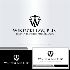 Diseño de Logo por win it para Winiecki Law PLLC | Diseño: #36078041