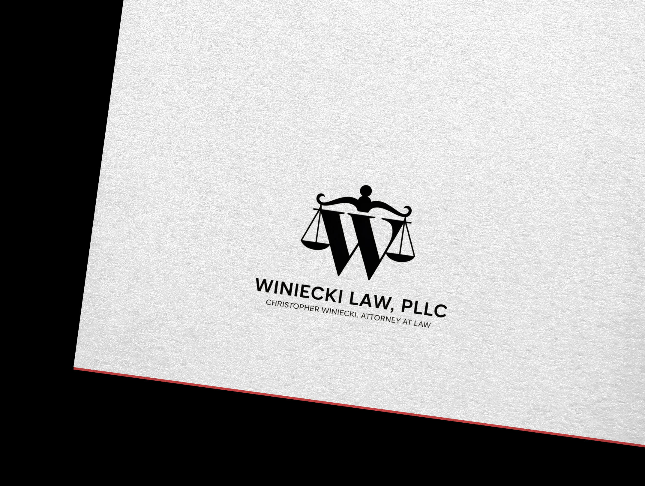 Diseño de Logo por Sajee. para Winiecki Law PLLC | Diseño #36054474