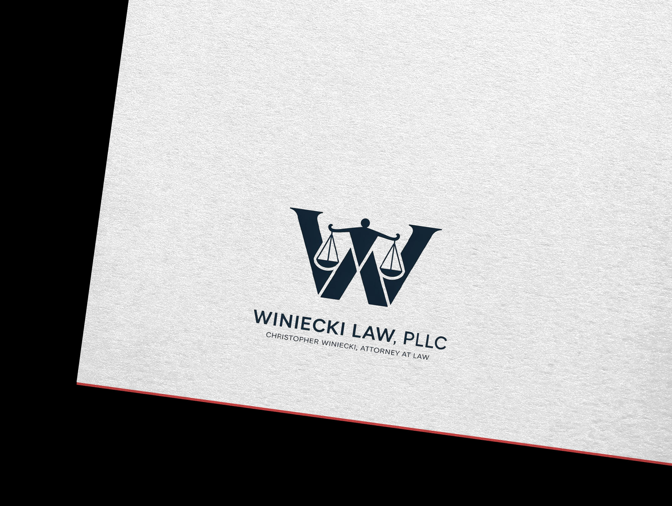 Diseño de Logo por Sajee. para Winiecki Law PLLC | Diseño #36054494