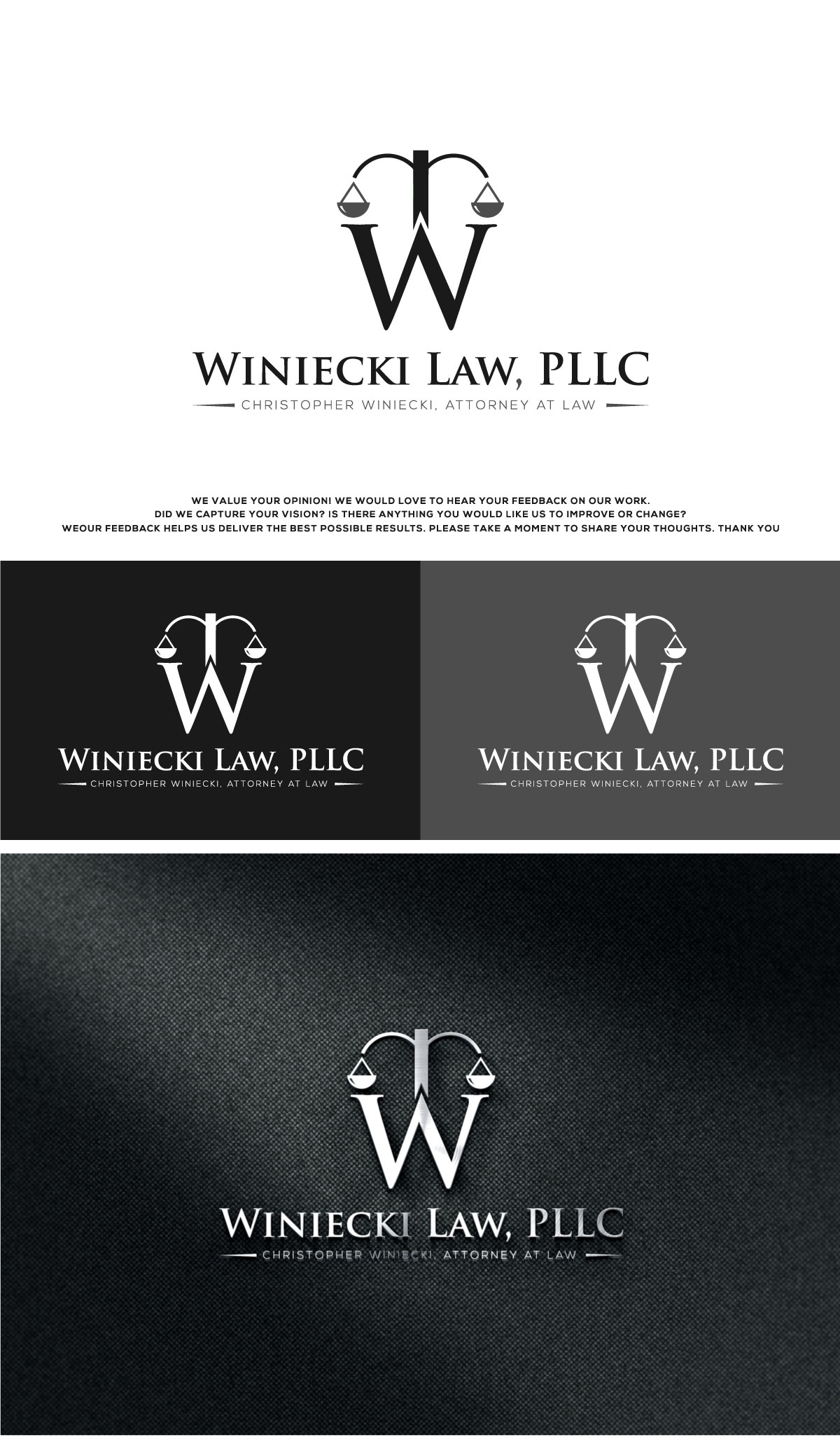 Design de Logo par Logo Care. pour Winiecki Law PLLC | Design #36055399