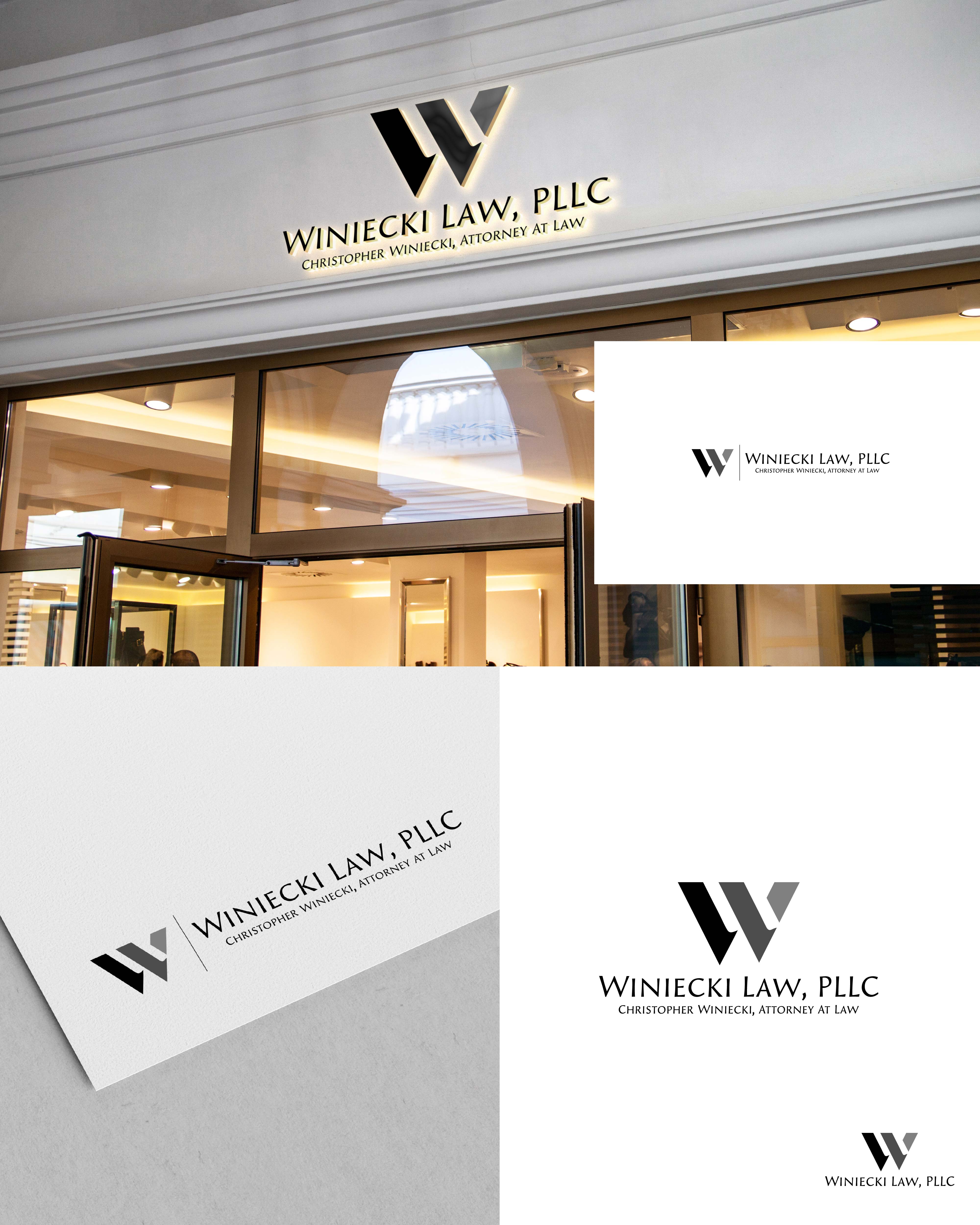 Design de Logo par Logo Maker Zone pour Winiecki Law PLLC | Design #36122831