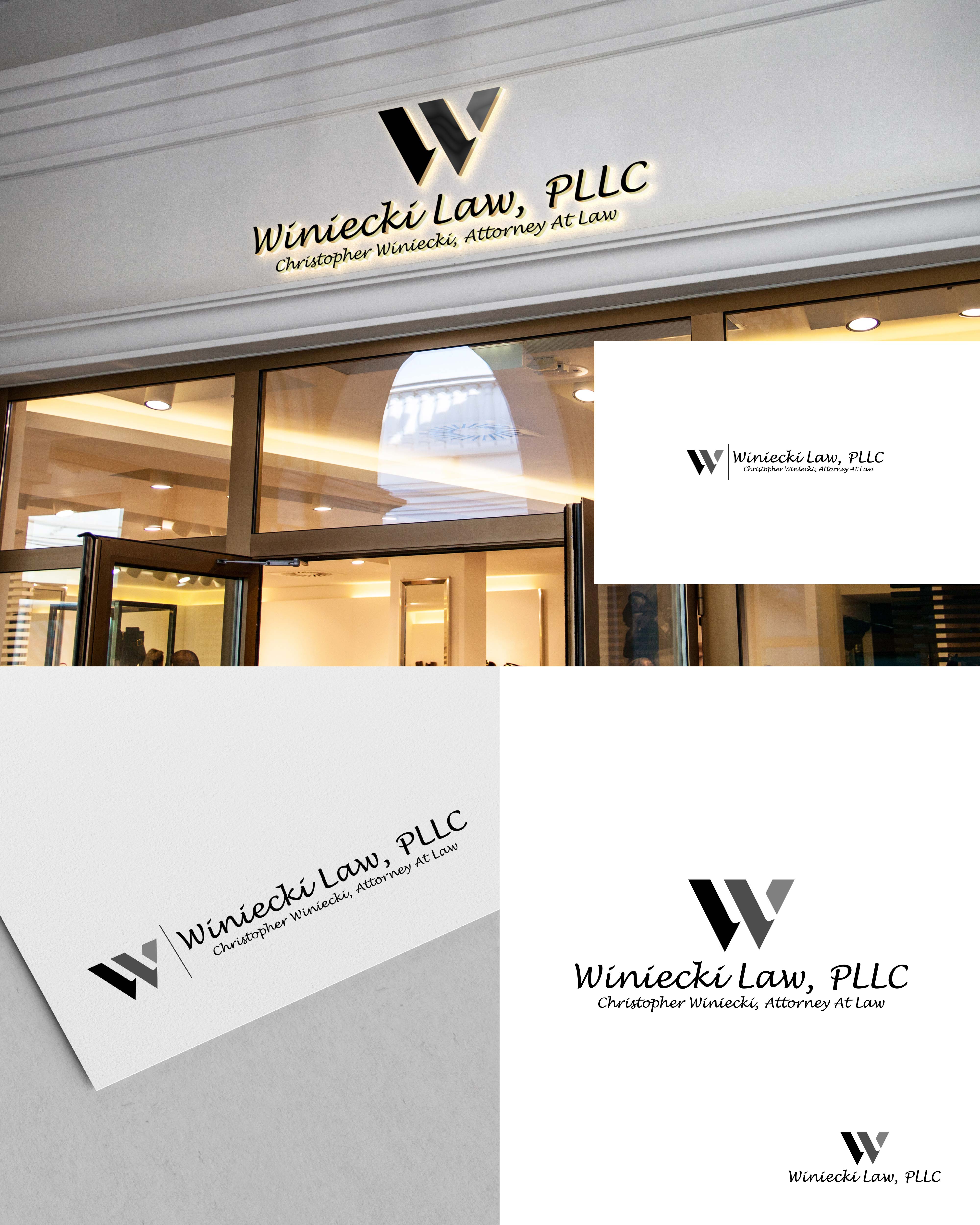 Design de Logo par Logo Maker Zone pour Winiecki Law PLLC | Design #36124345