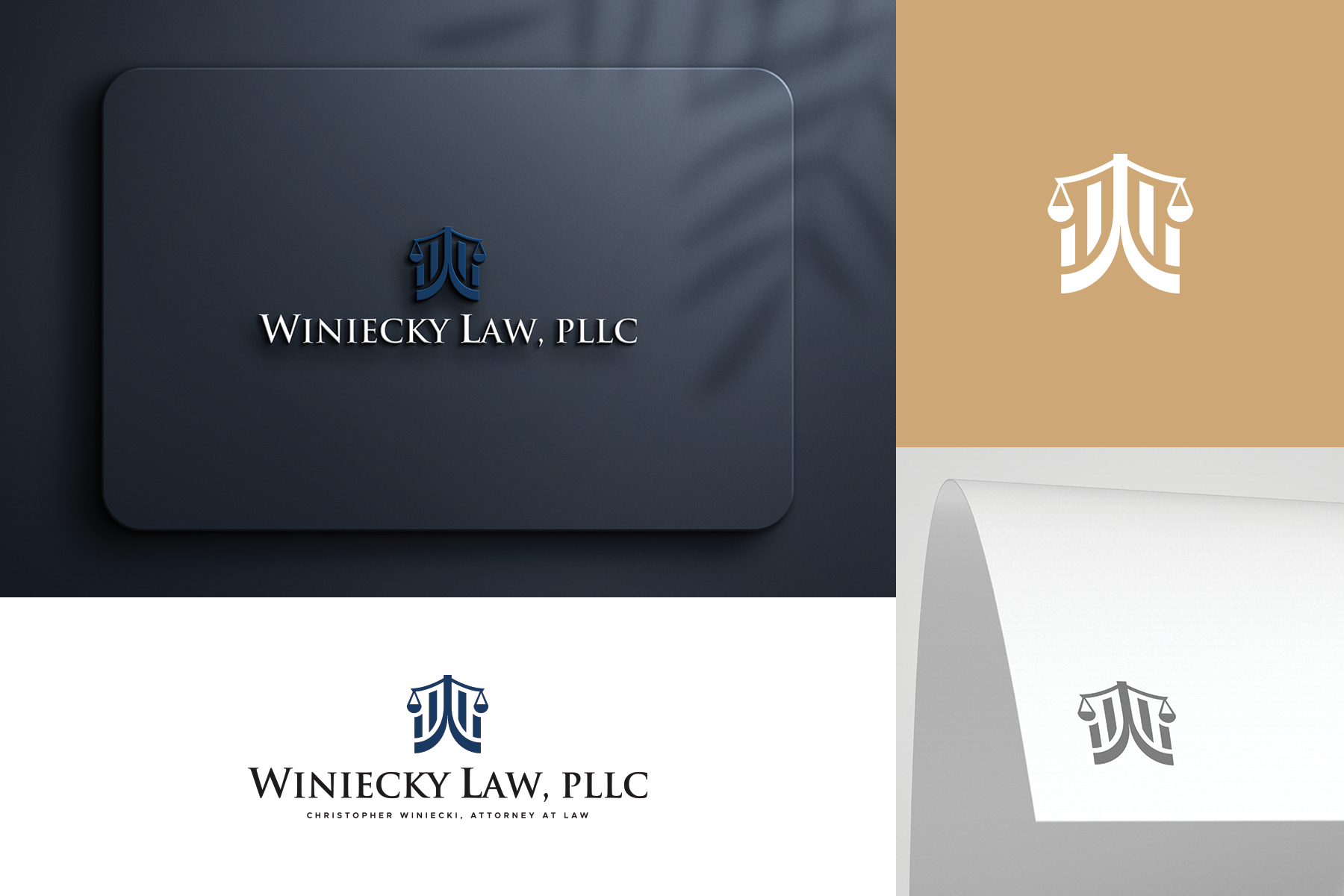 Logo Design by Arletto for Winiecki Law PLLC | Design #36078595
