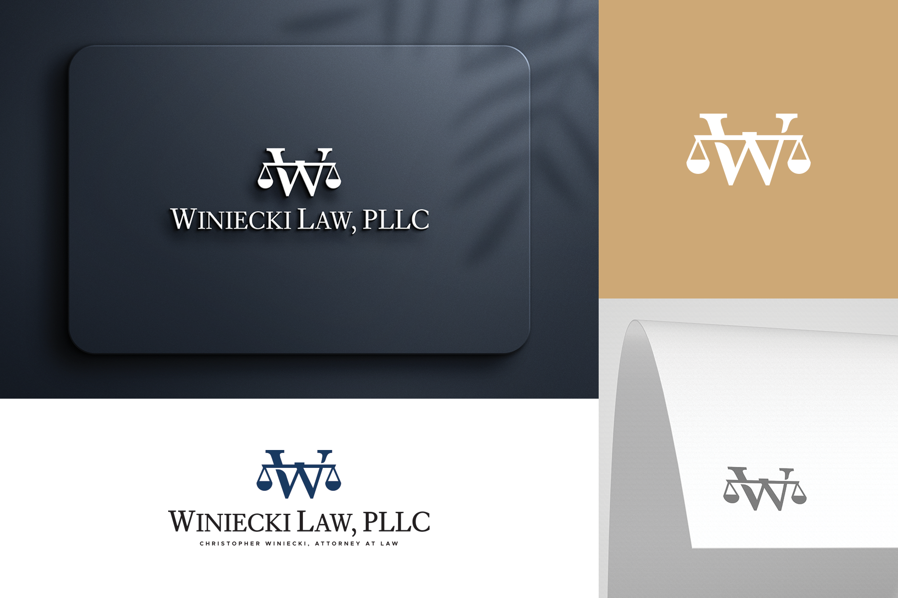 Logo Design by Arletto for Winiecki Law PLLC | Design #36079091
