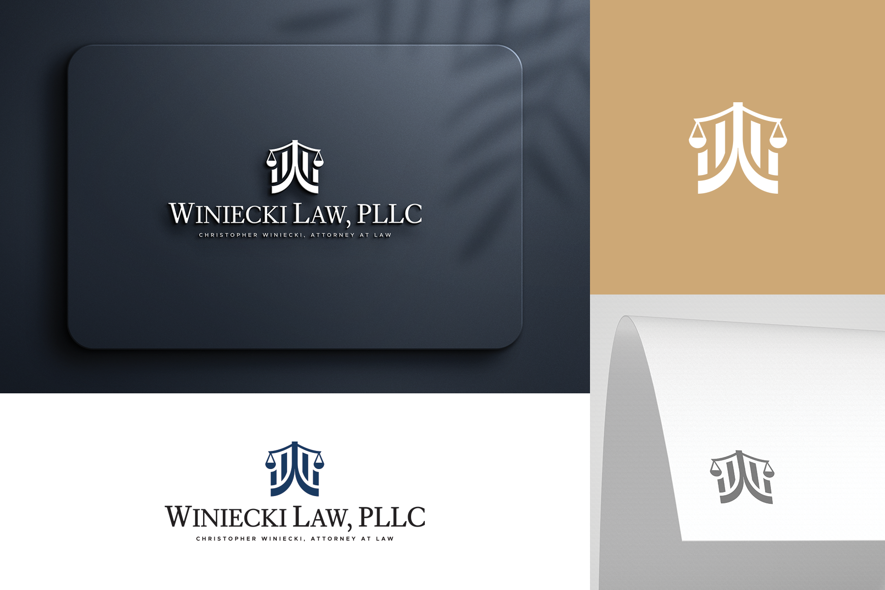 Logo Design by Arletto for Winiecki Law PLLC | Design #36079102