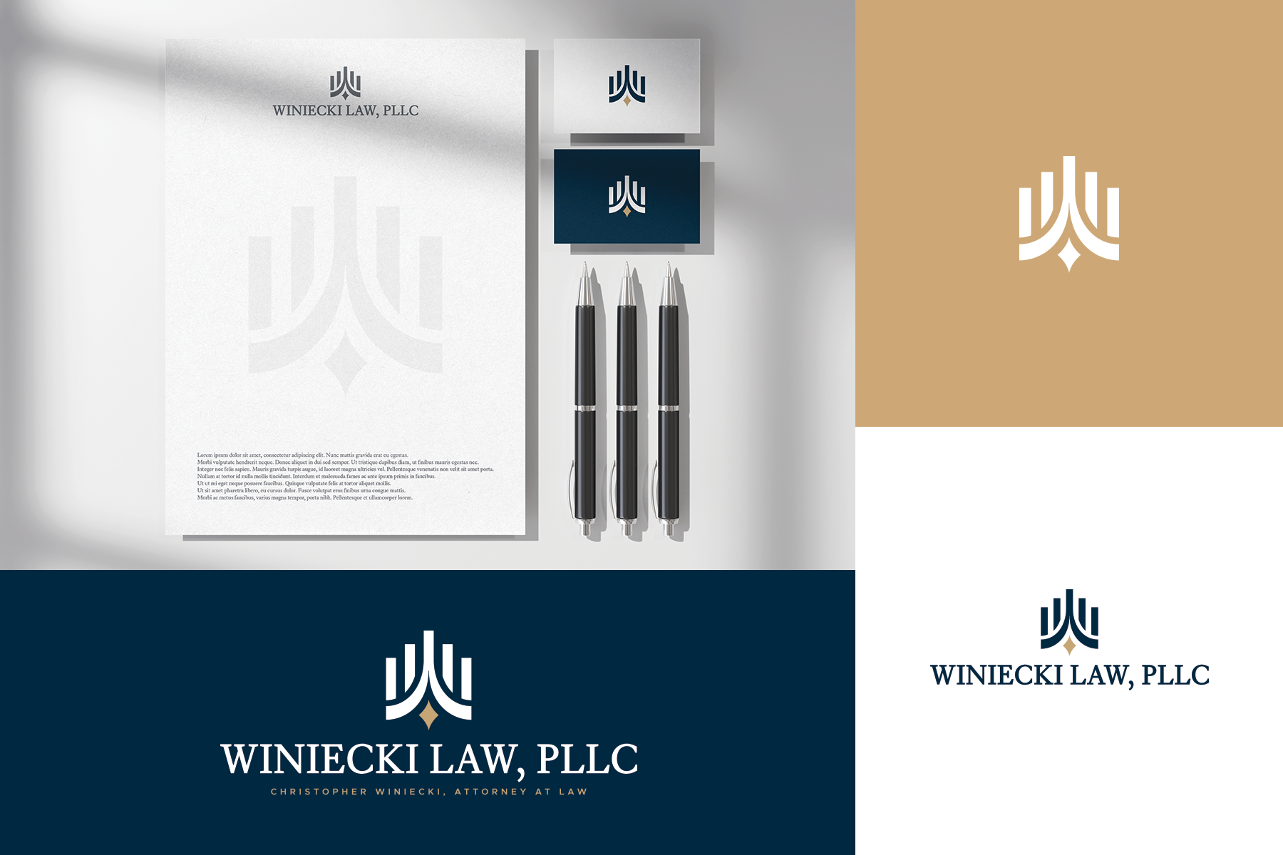 Logo-Design von Arletto für Winiecki Law PLLC | Design #36087418