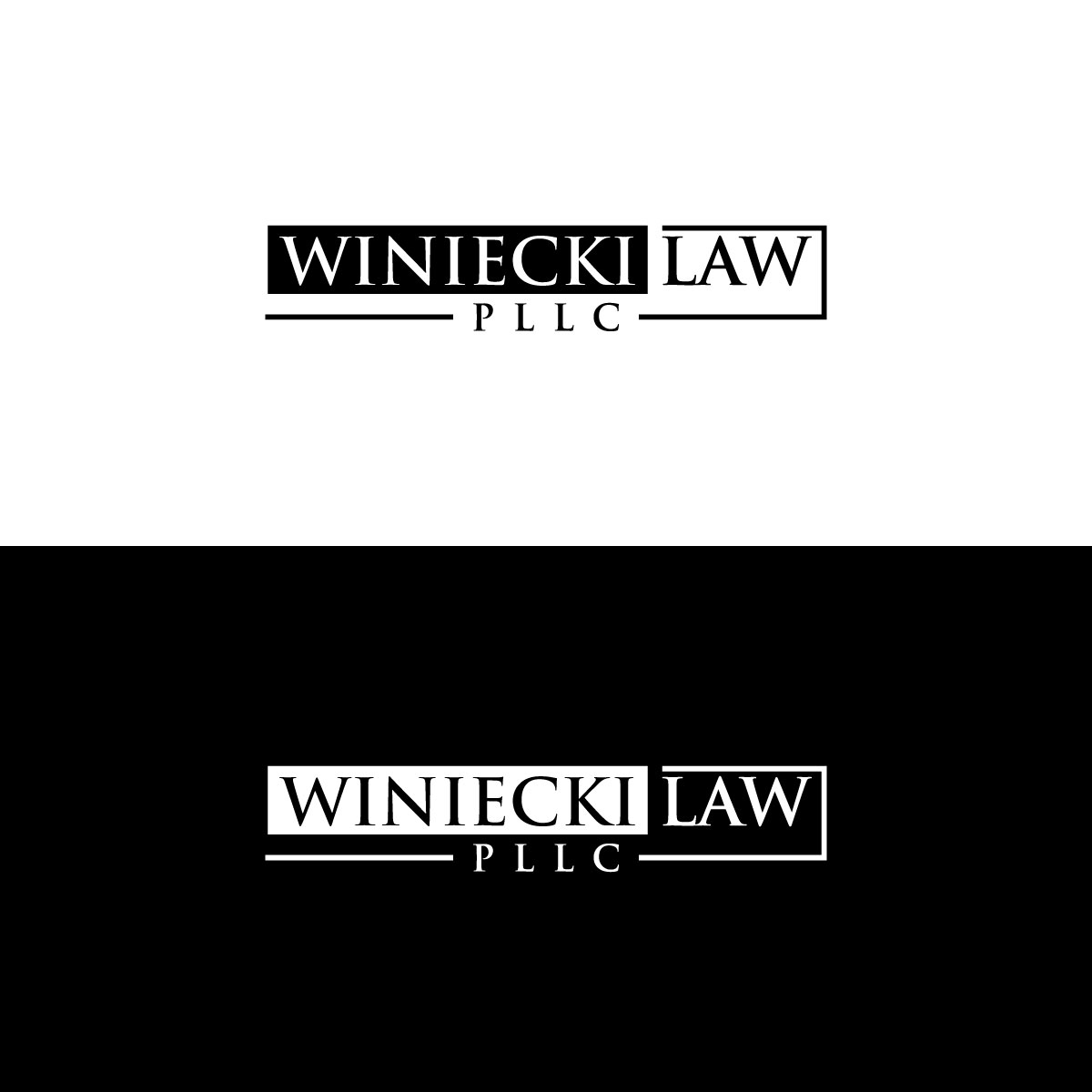 Logo Design by KL Designwork for Winiecki Law PLLC | Design #36069806