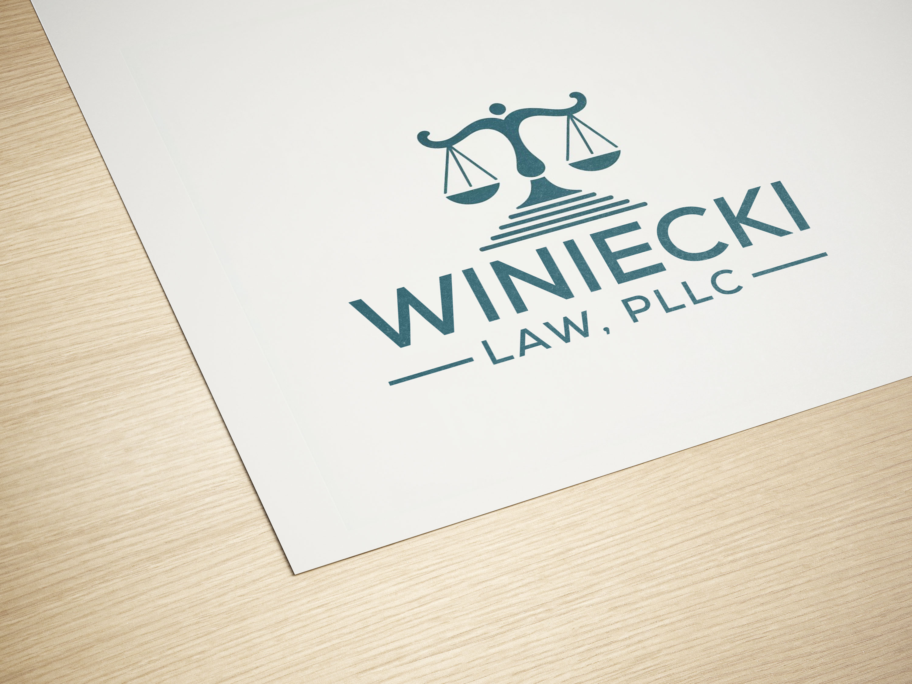 Logo Design by PixelCraft Designs for Winiecki Law PLLC | Design #36053475