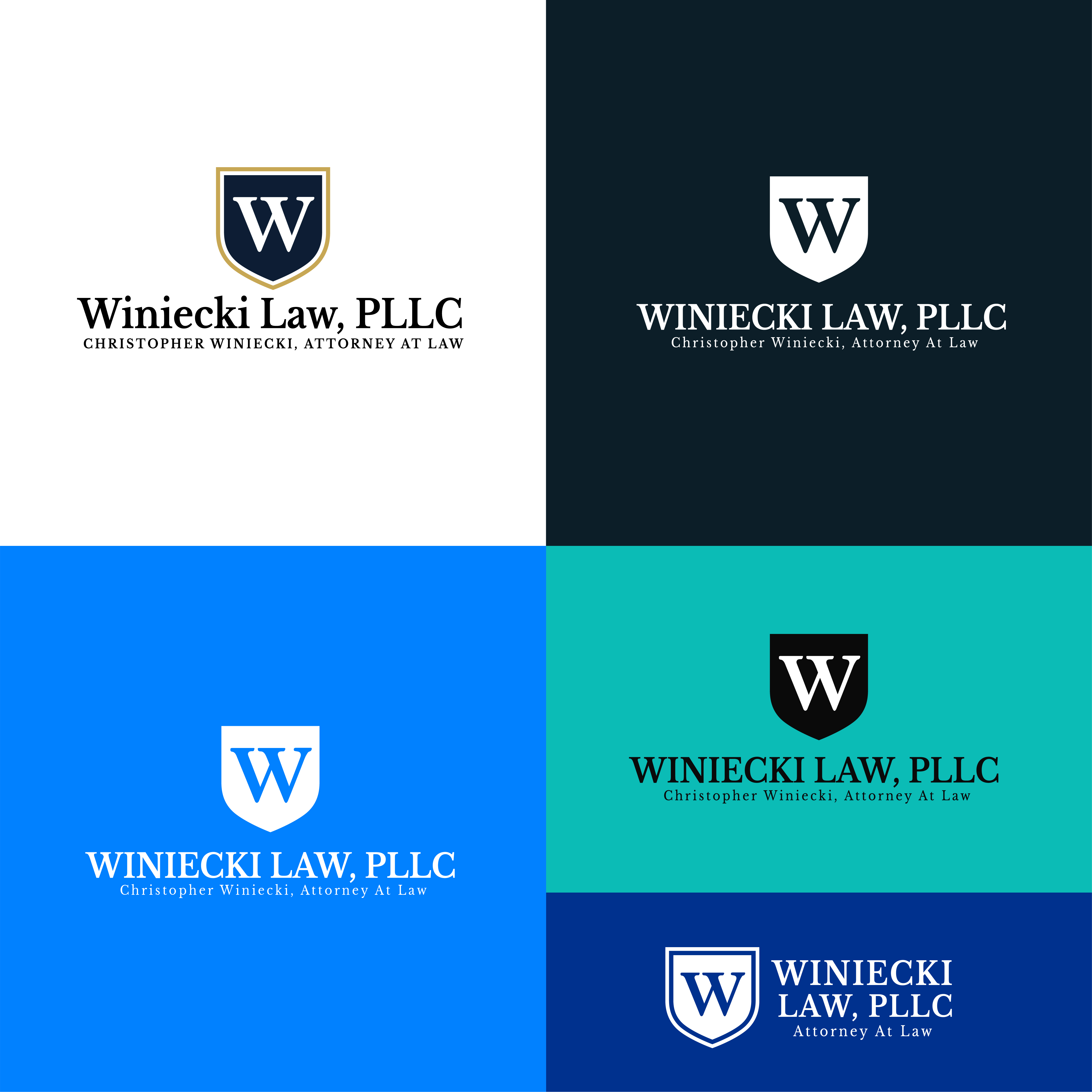 Logo-Design von BrandOmniverse für Winiecki Law PLLC | Design #36120832