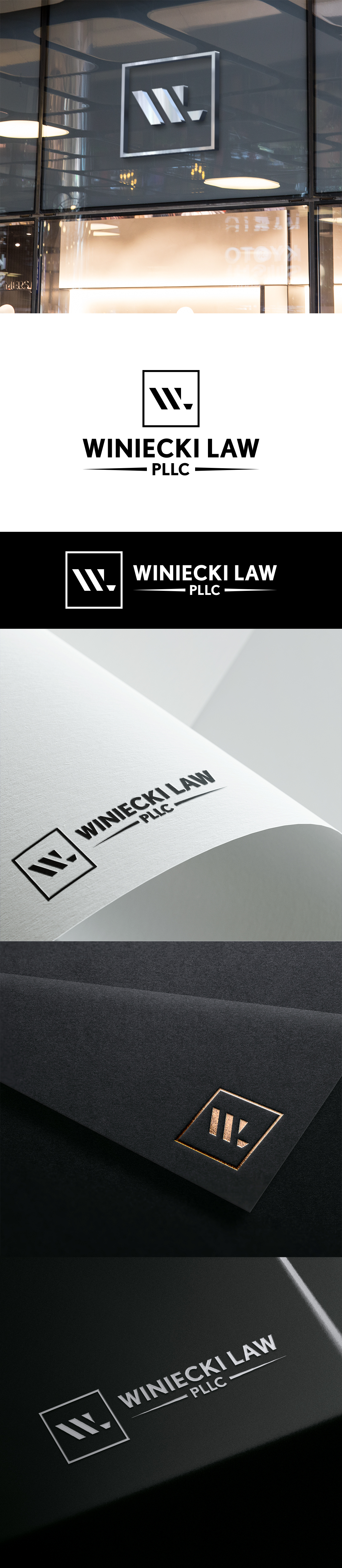 Logo-Design von ScoreStriver für Winiecki Law PLLC | Design #36084972