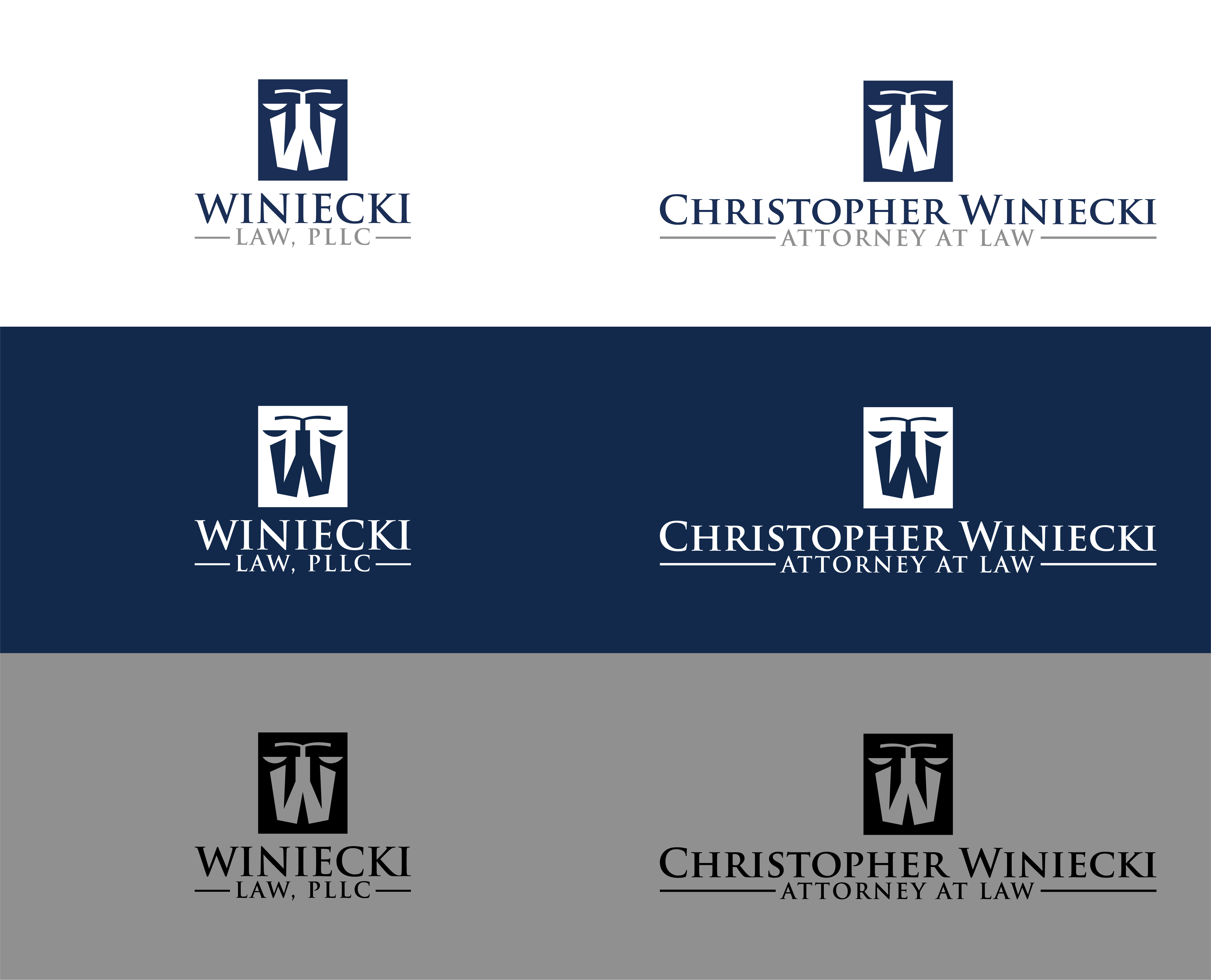 Logo Design by Ridg0 for Winiecki Law PLLC | Design #36049597