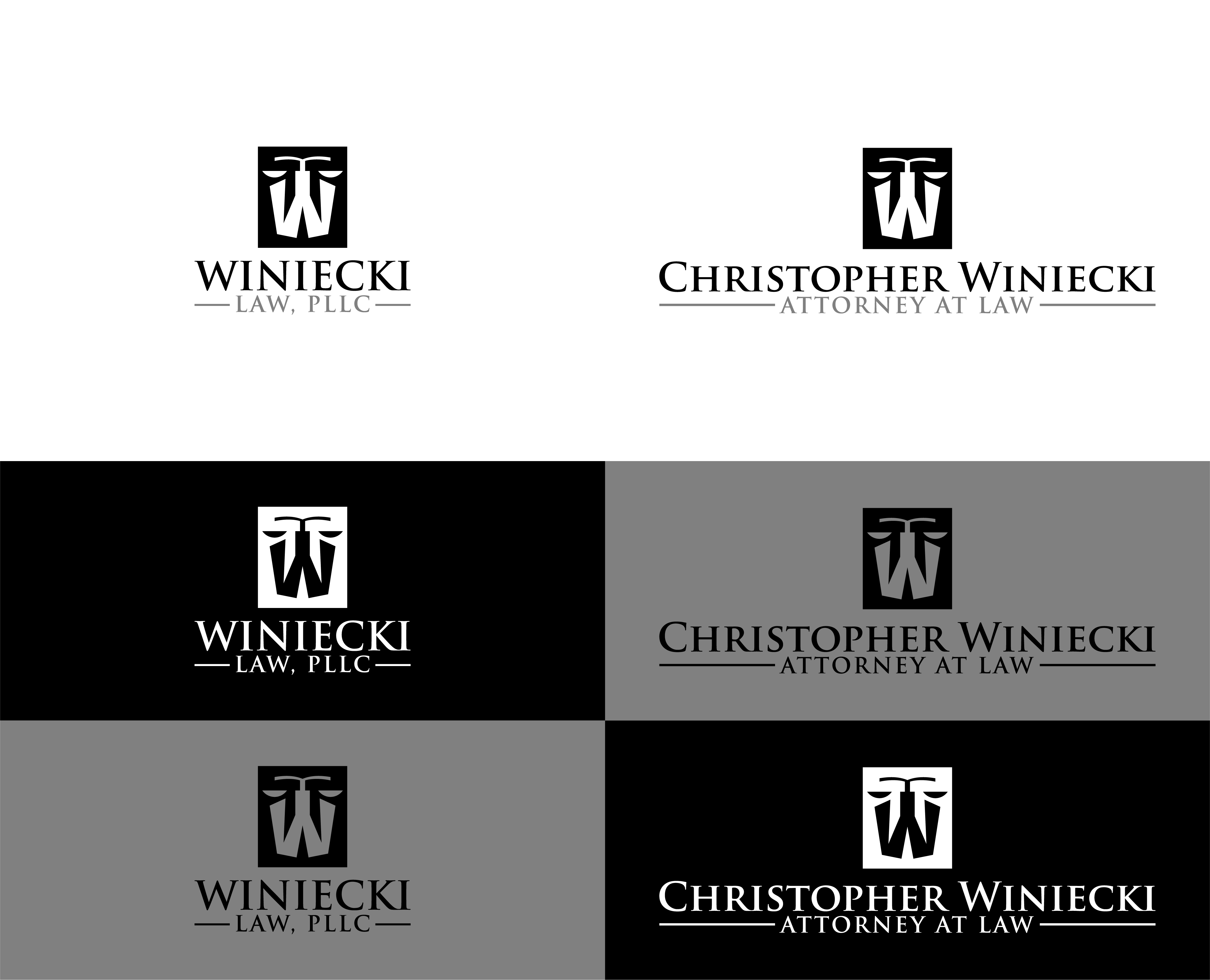 Design de Logo par Ridg0 pour Winiecki Law PLLC | Design #36049635