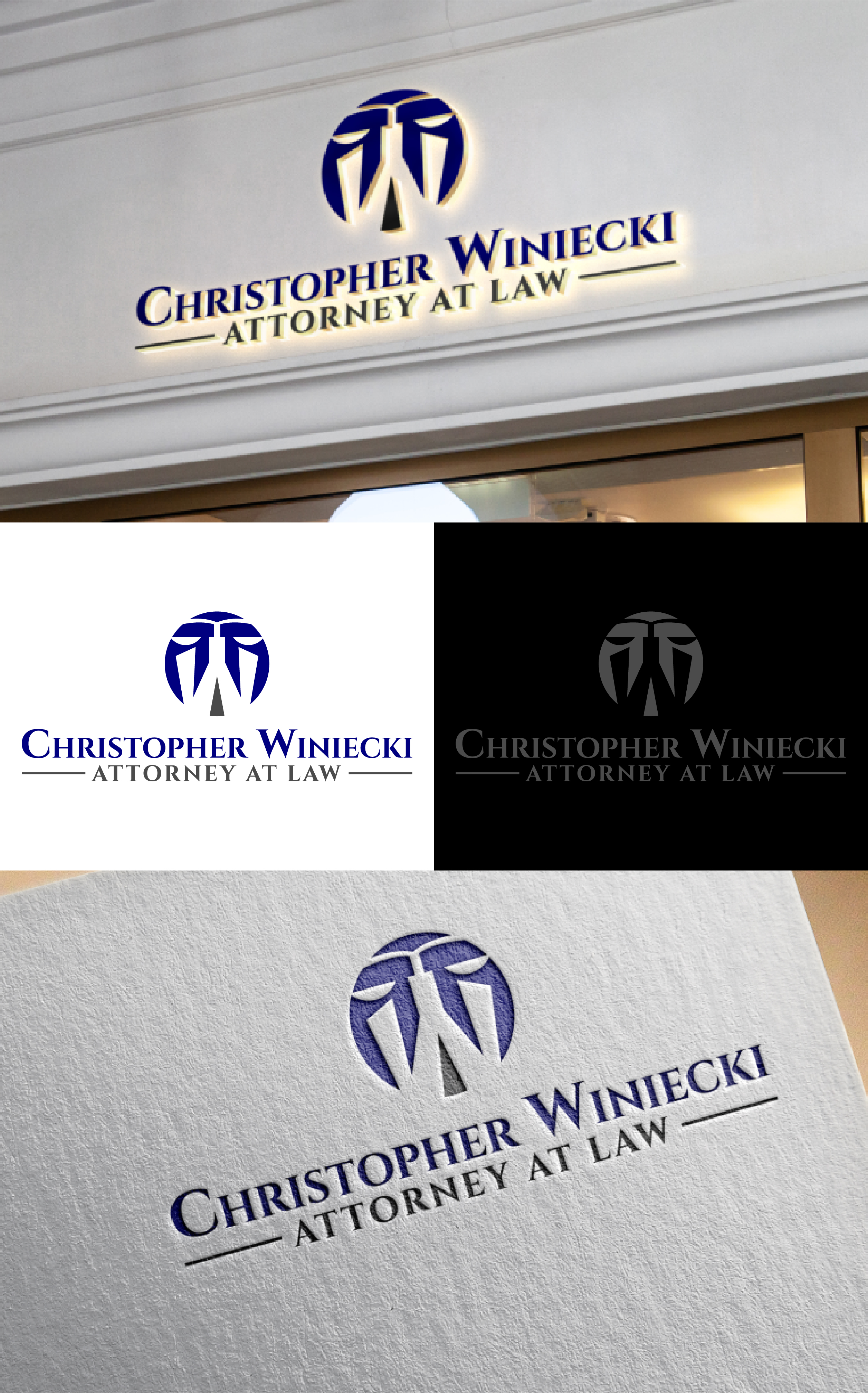 Logo Design by Ridg0 for Winiecki Law PLLC | Design #36049848