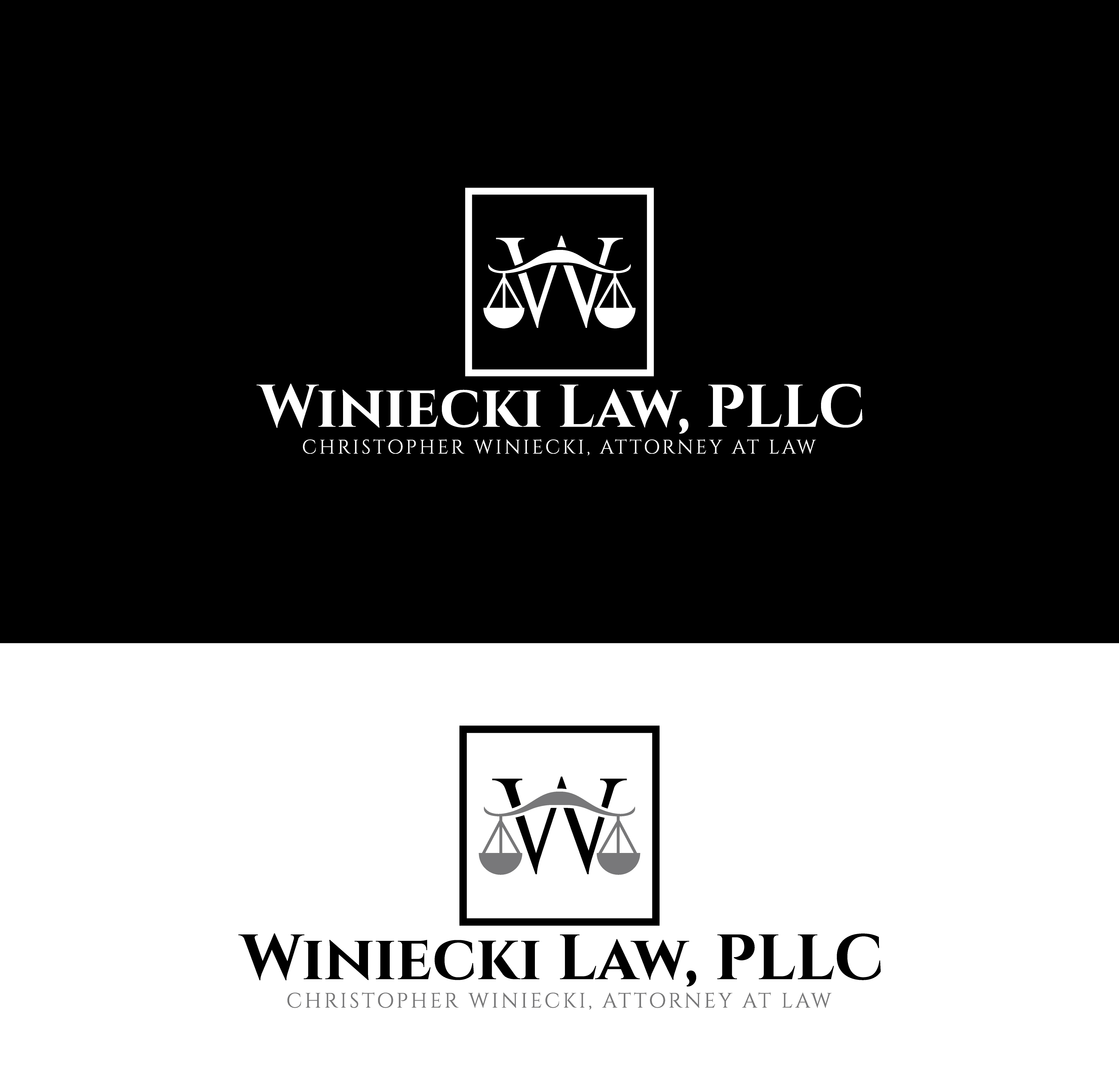 Diseño de Logo por Creatify Lab para Winiecki Law PLLC | Diseño #36052046