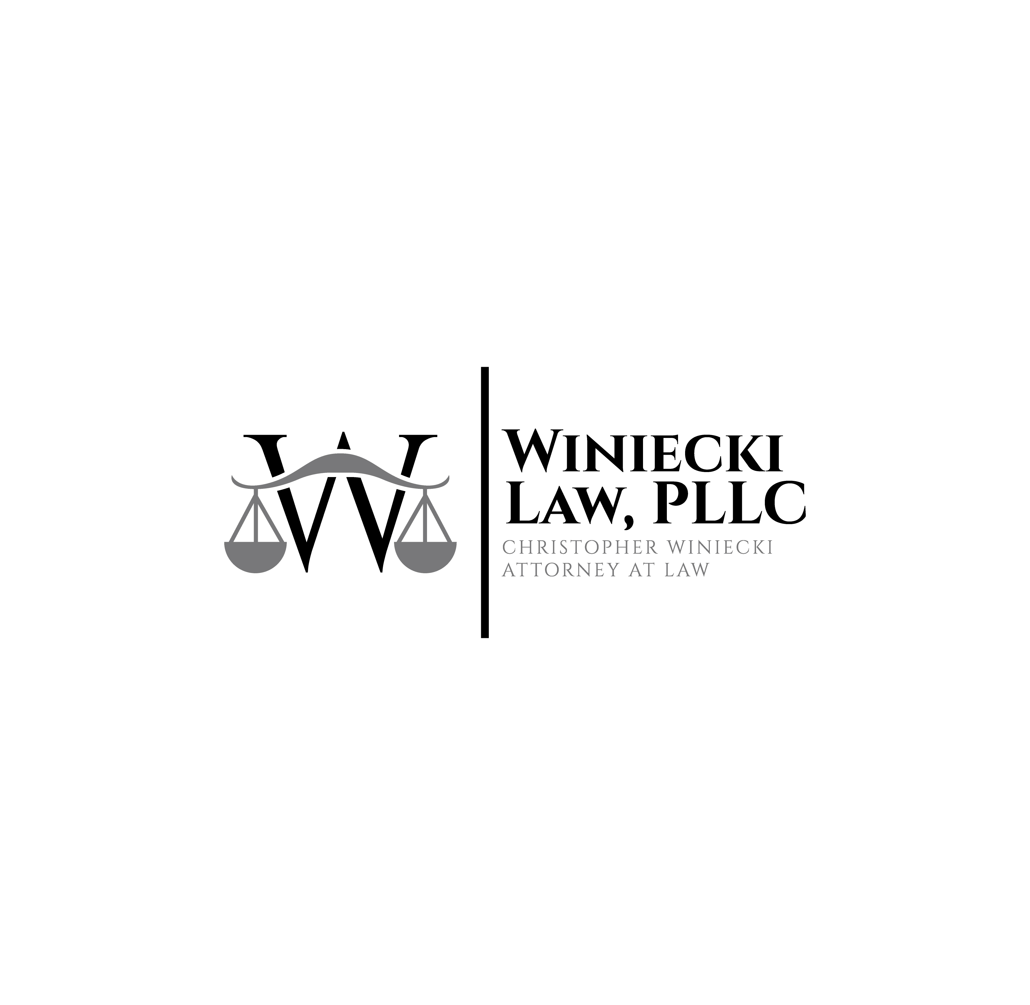 Diseño de Logo por Creatify Lab para Winiecki Law PLLC | Diseño #36052057