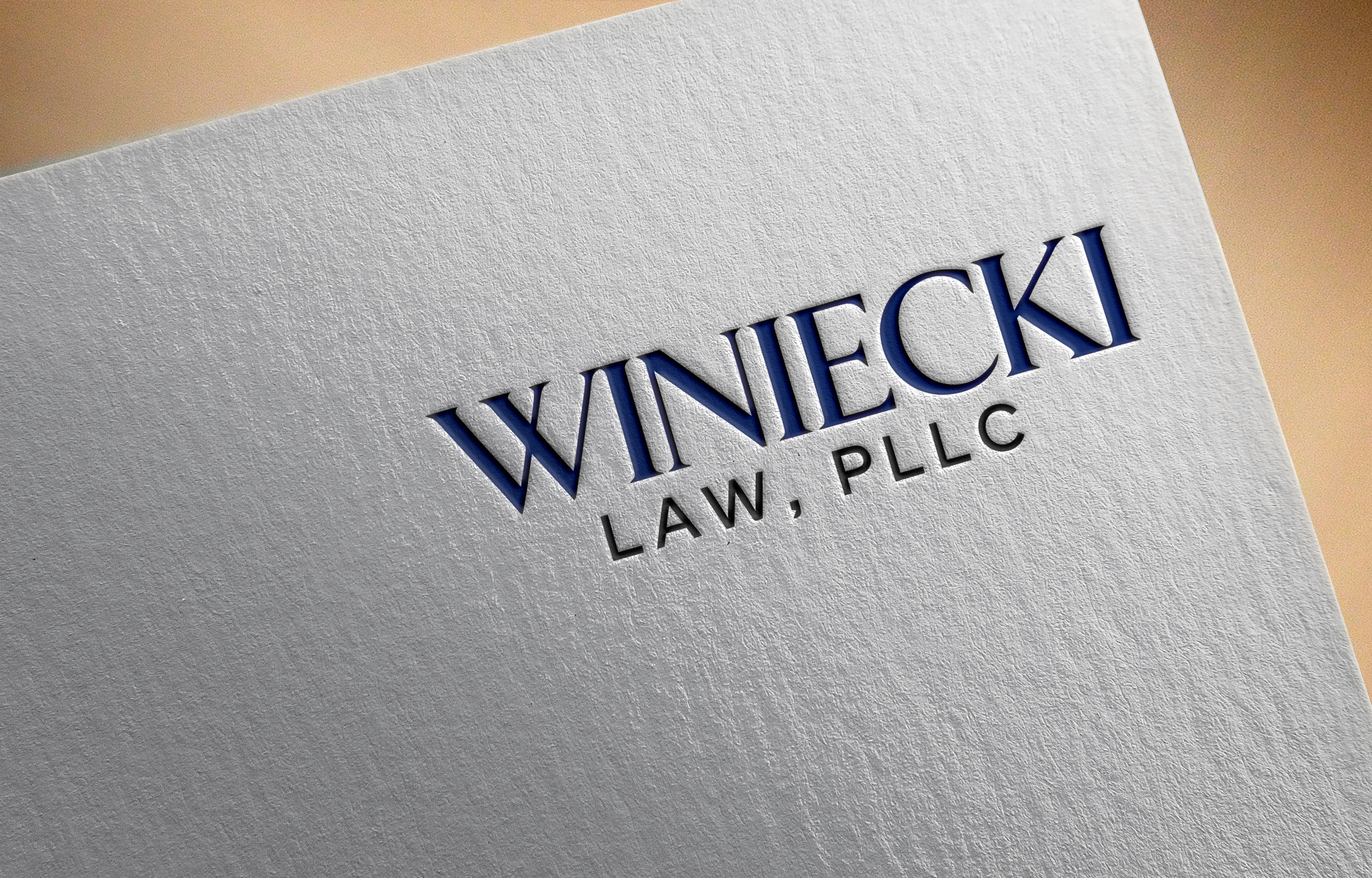 Diseño de Logo por abcd.. para Winiecki Law PLLC | Diseño #36059201