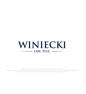 Design de Logo par NexaBrand pour Winiecki Law PLLC | Design : #36120948