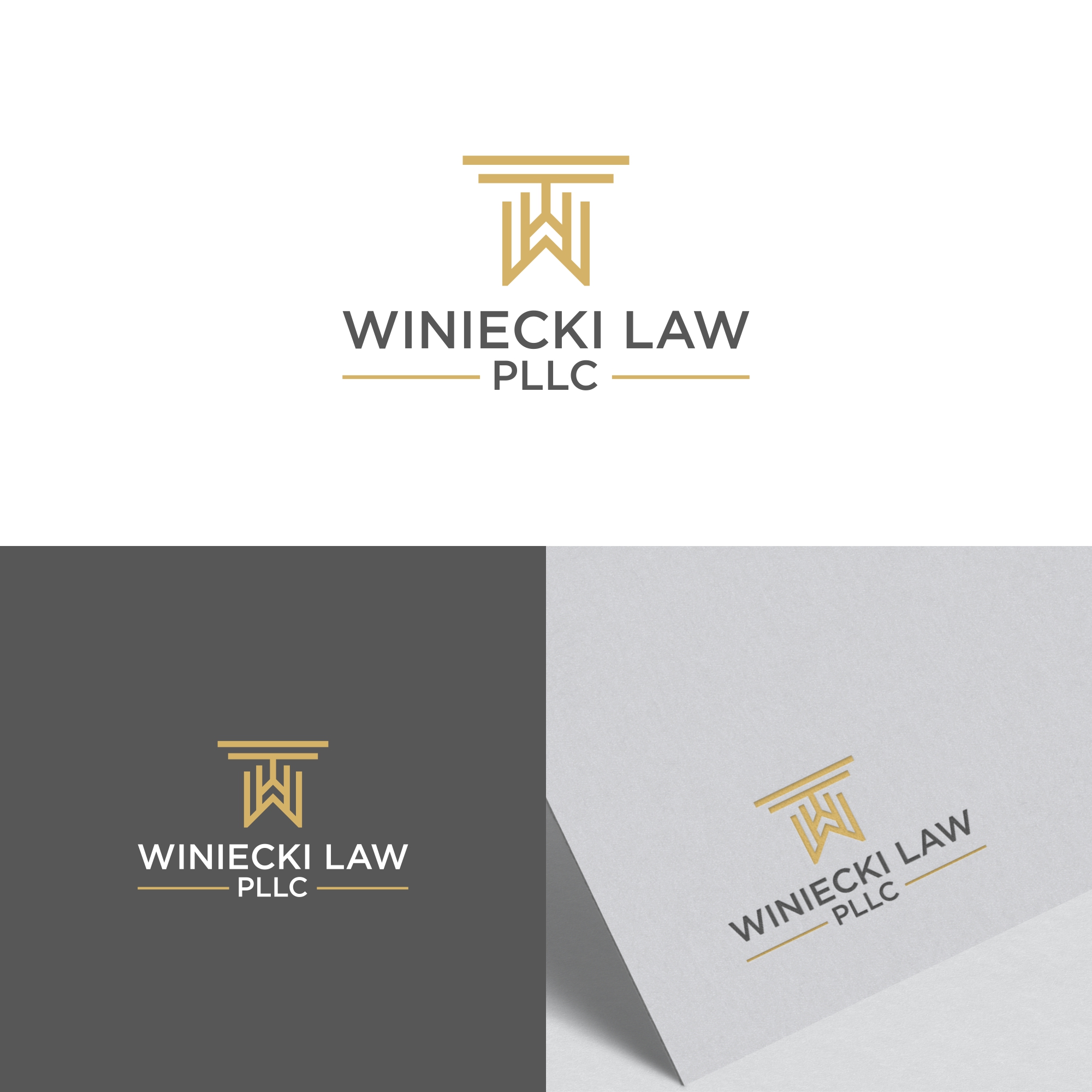 Design de Logo par Cikall pour Winiecki Law PLLC | Design #36049854