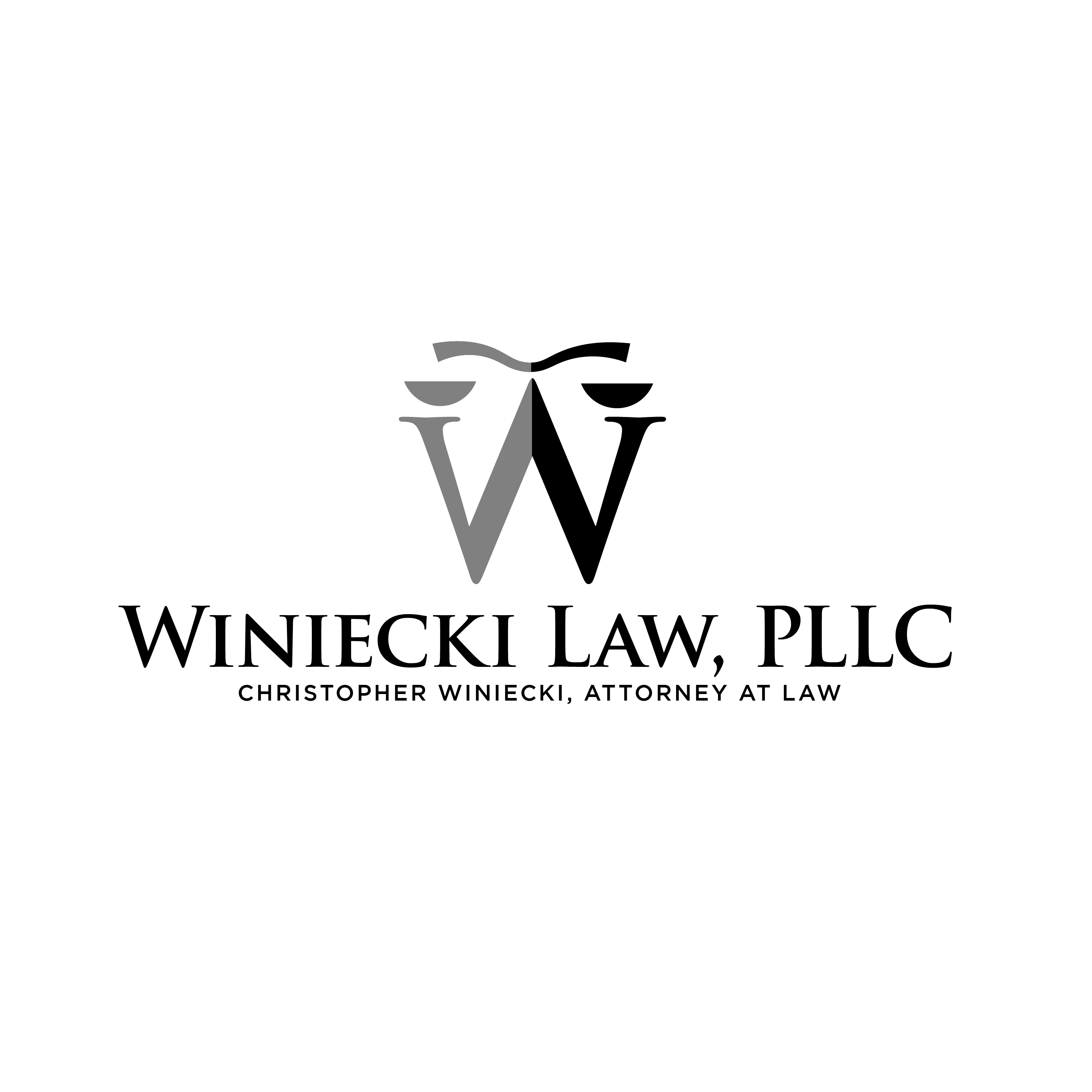 Logo-Design von megamen für Winiecki Law PLLC | Design #36059033