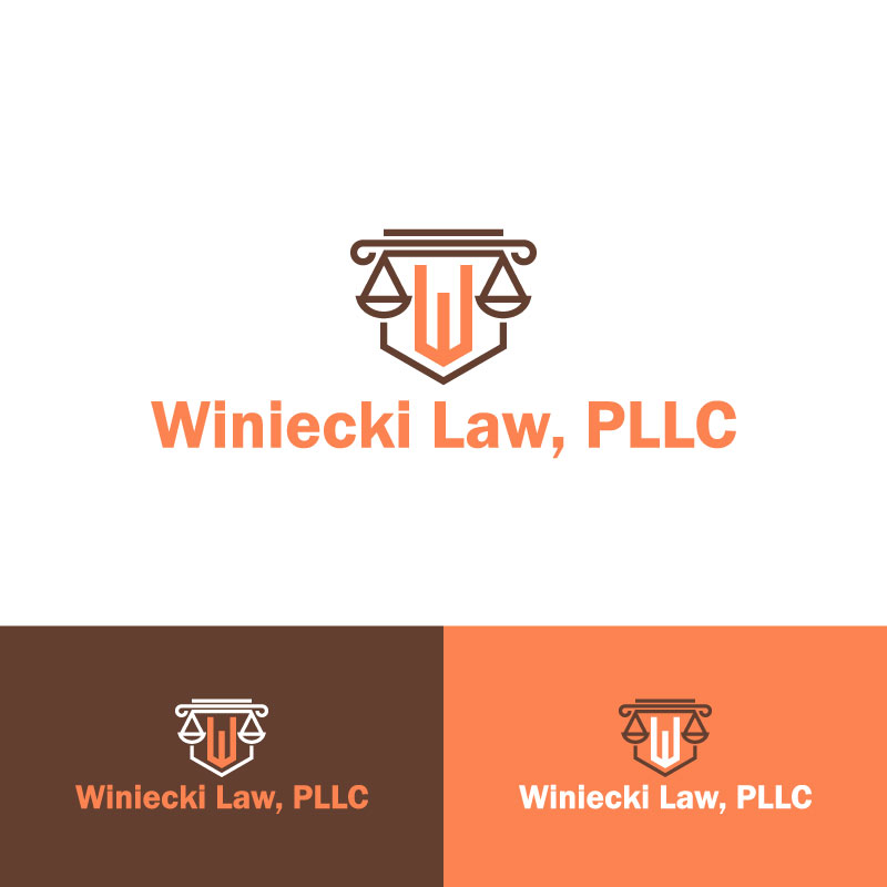 Diseño de Logo por Huzie Ali para Winiecki Law PLLC | Diseño #36049910