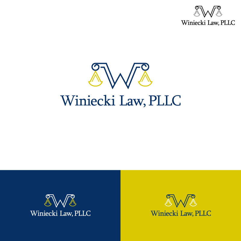 Logo Design by Huzie Ali for Winiecki Law PLLC | Design #36049911