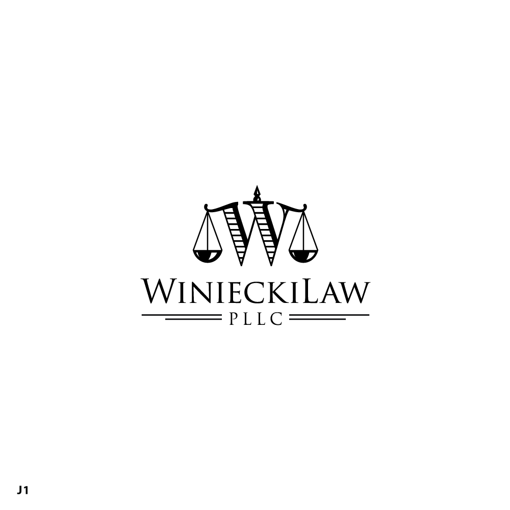 Logo Design by Sujit Banerjee for Winiecki Law PLLC | Design #36055010