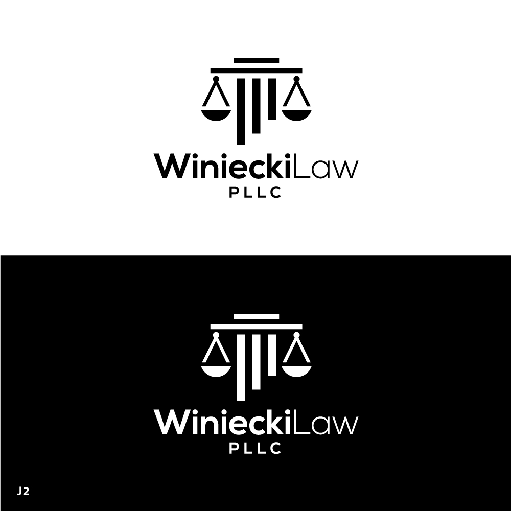 Logo Design by Sujit Banerjee for Winiecki Law PLLC | Design #36055011